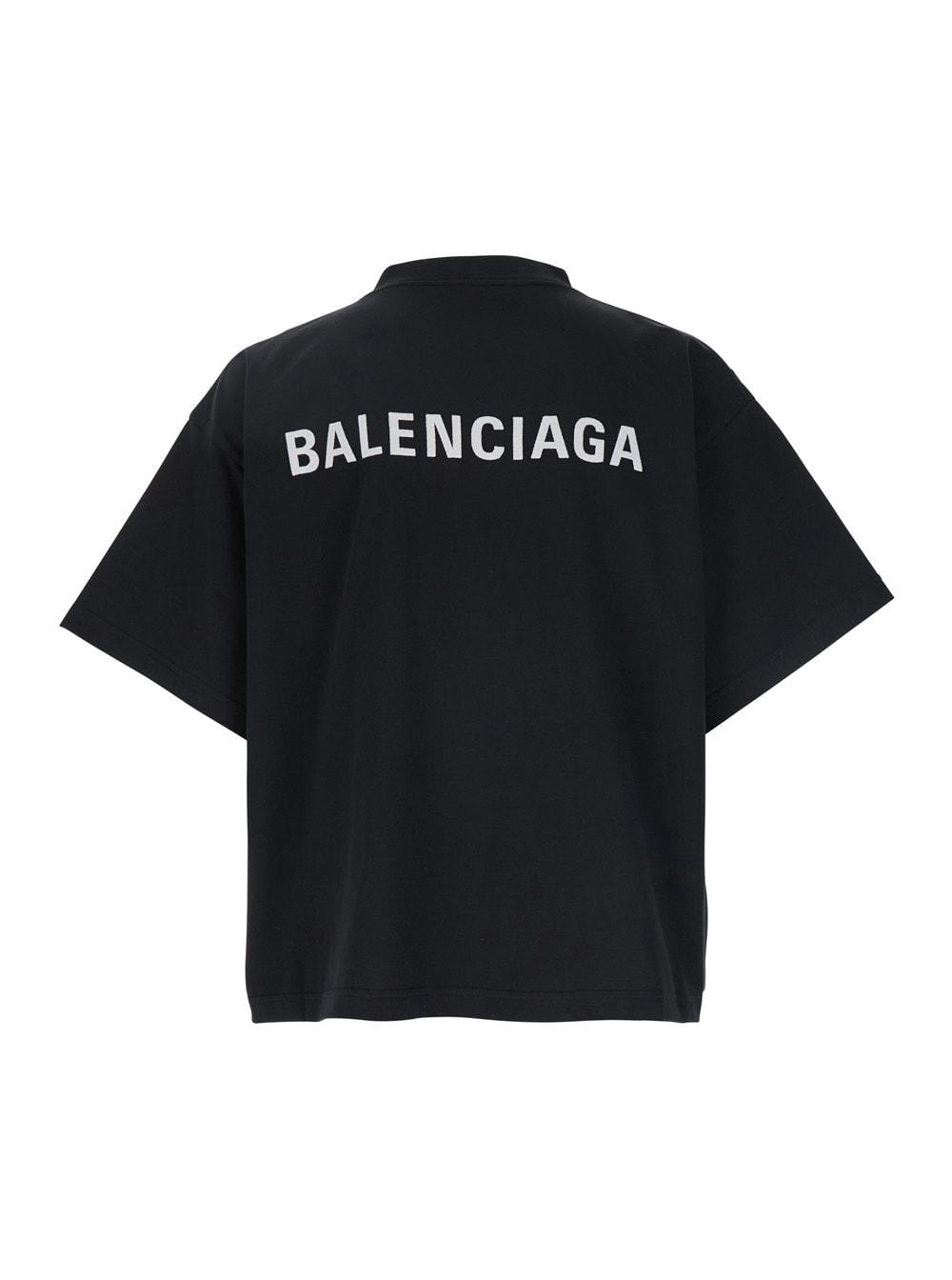 balenciaga-black-Crewneck-T-