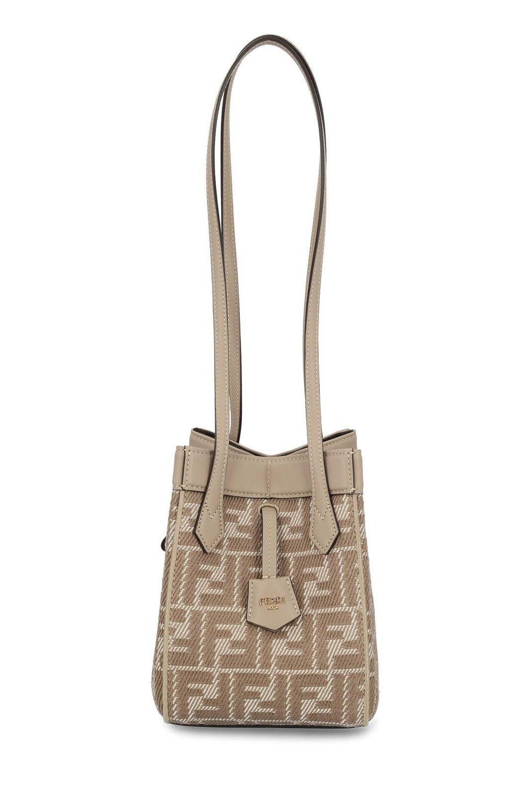 Fendi 'Mini Origami' Crossbody Bag With All-Over Ff Logo in
