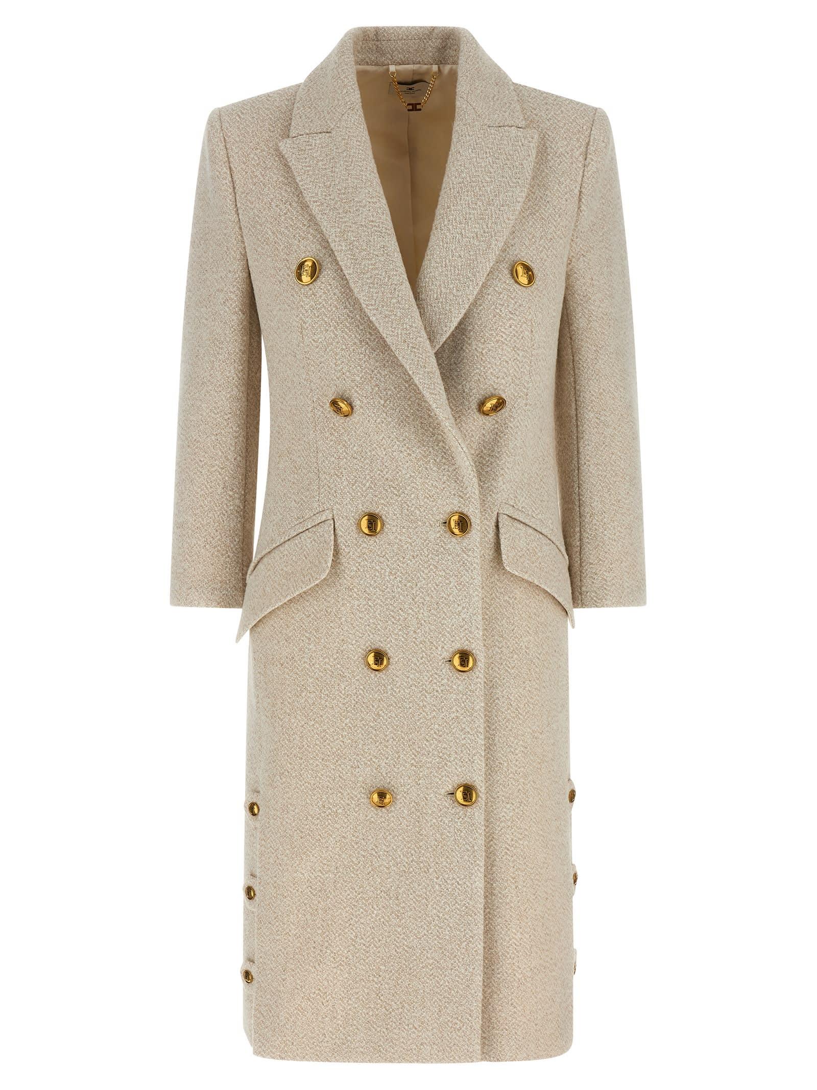 ||SALE|| Elisabetta Franchi >> カポットオーバーコート elisabetta-franchi-red-Belted-