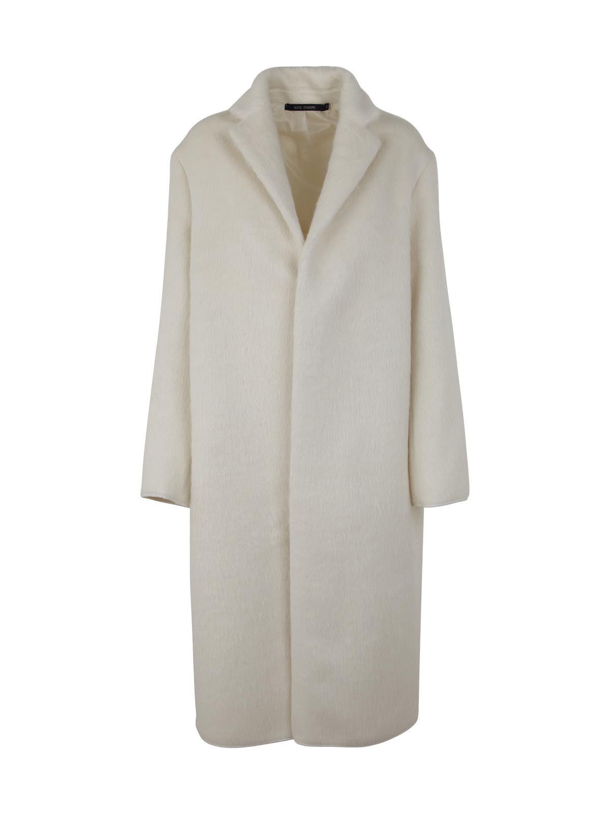 Sofie D'Hoore Classic Coat With Lapel And Side Pockets in Gray | Lyst