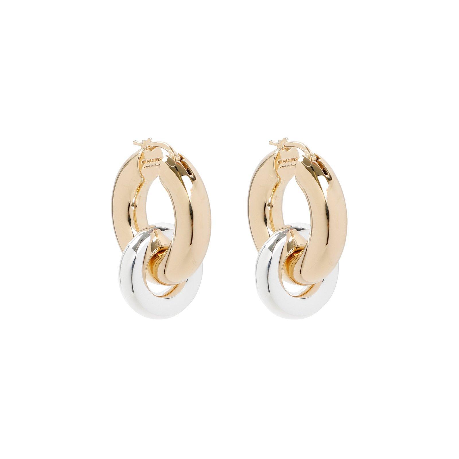 Jil Sander Earrings Jewellery in Metallic | Lyst