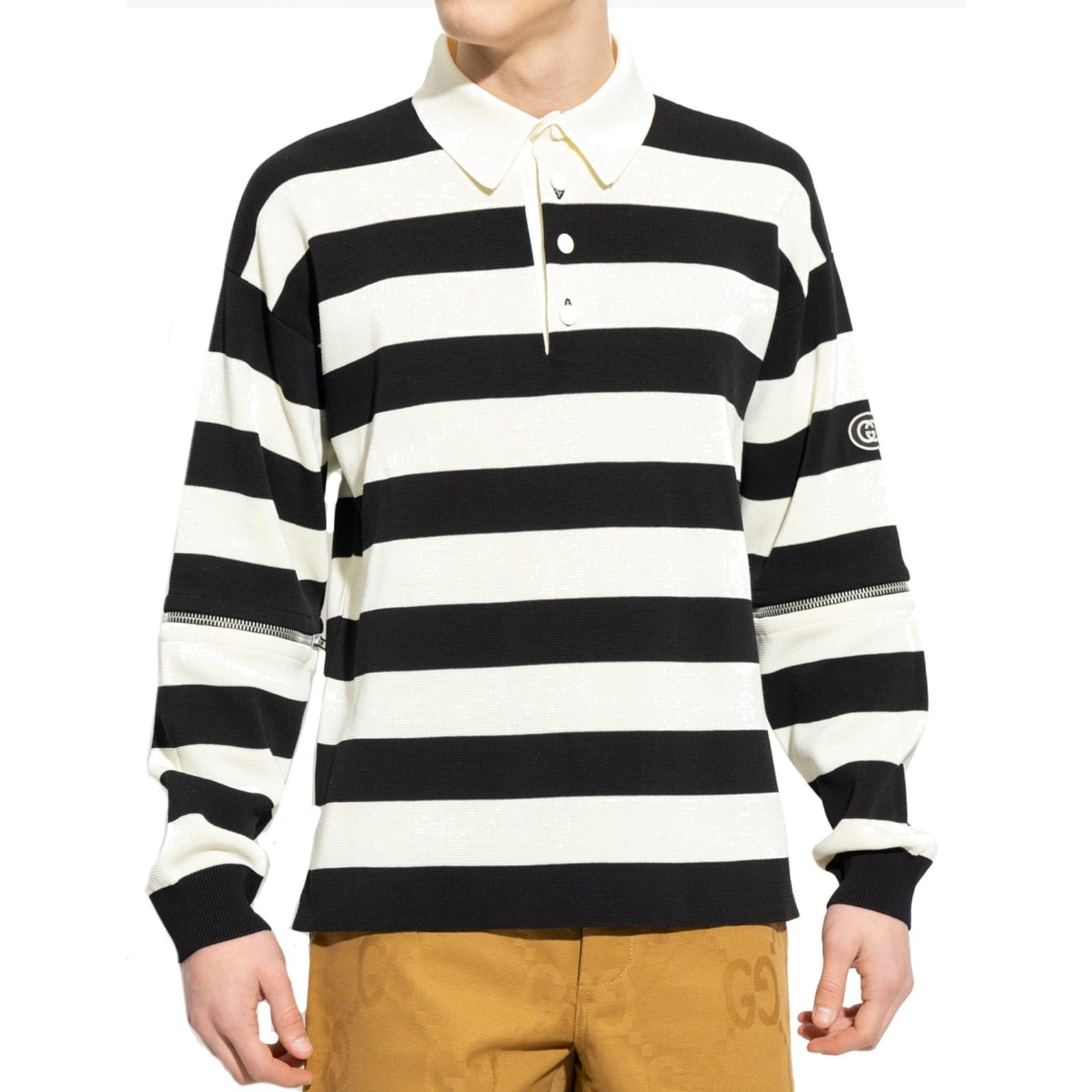 Gucci long sleeve polo shirt cheap