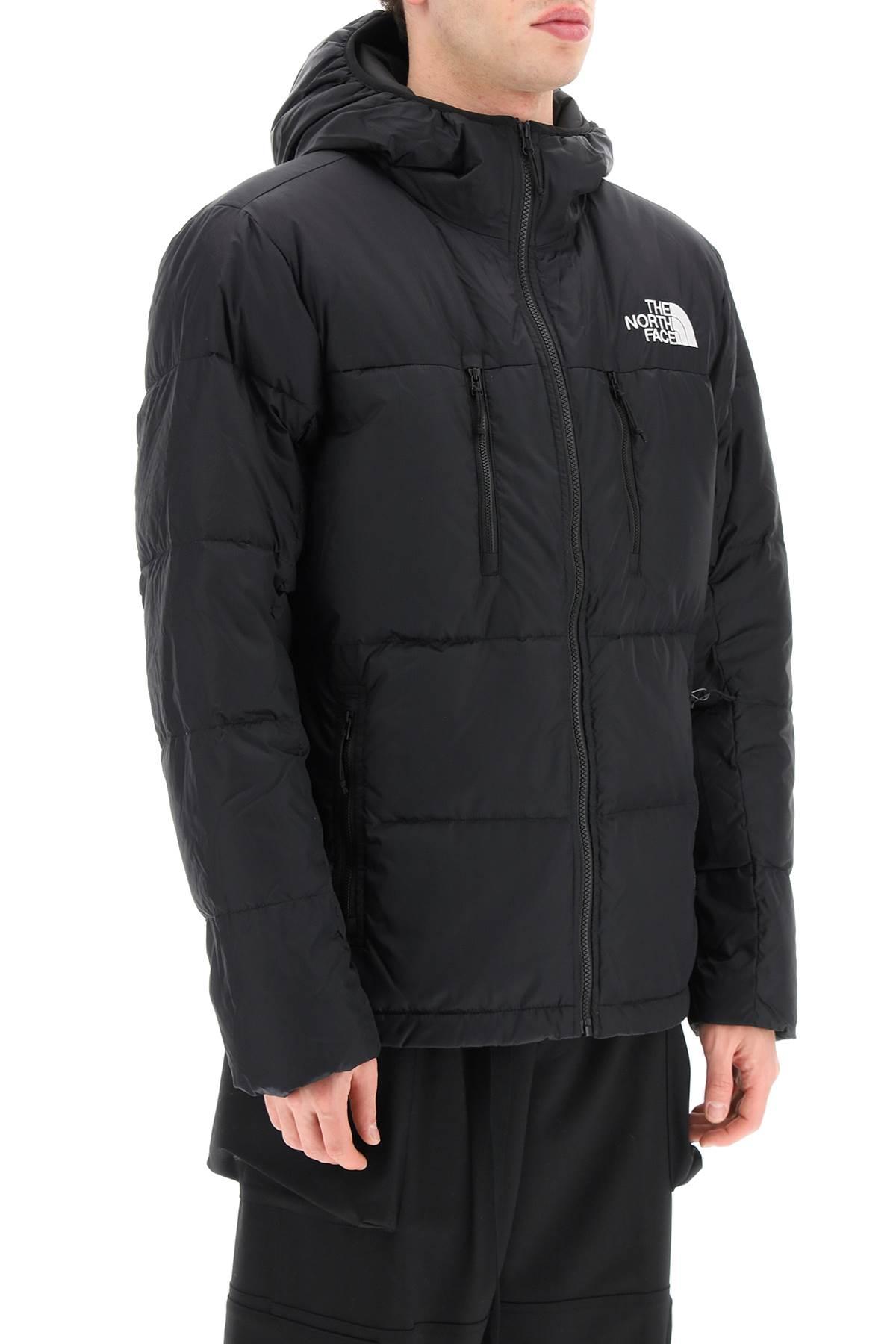 The North Face Himalayan Short Hooded Down Jacket in Black for Men | Lyst