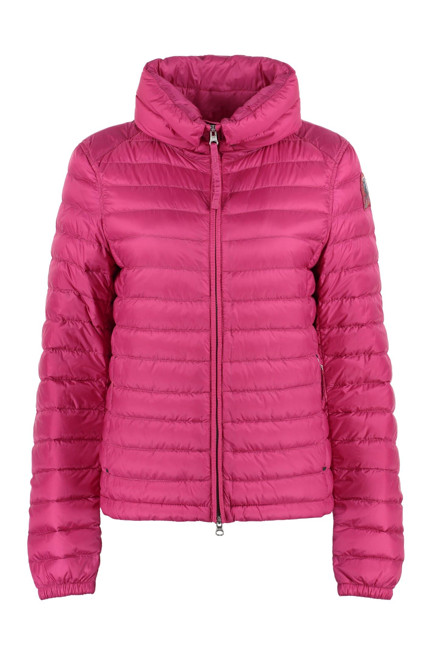 Parajumpers Ayame Short Down Jacket in Pink | Lyst