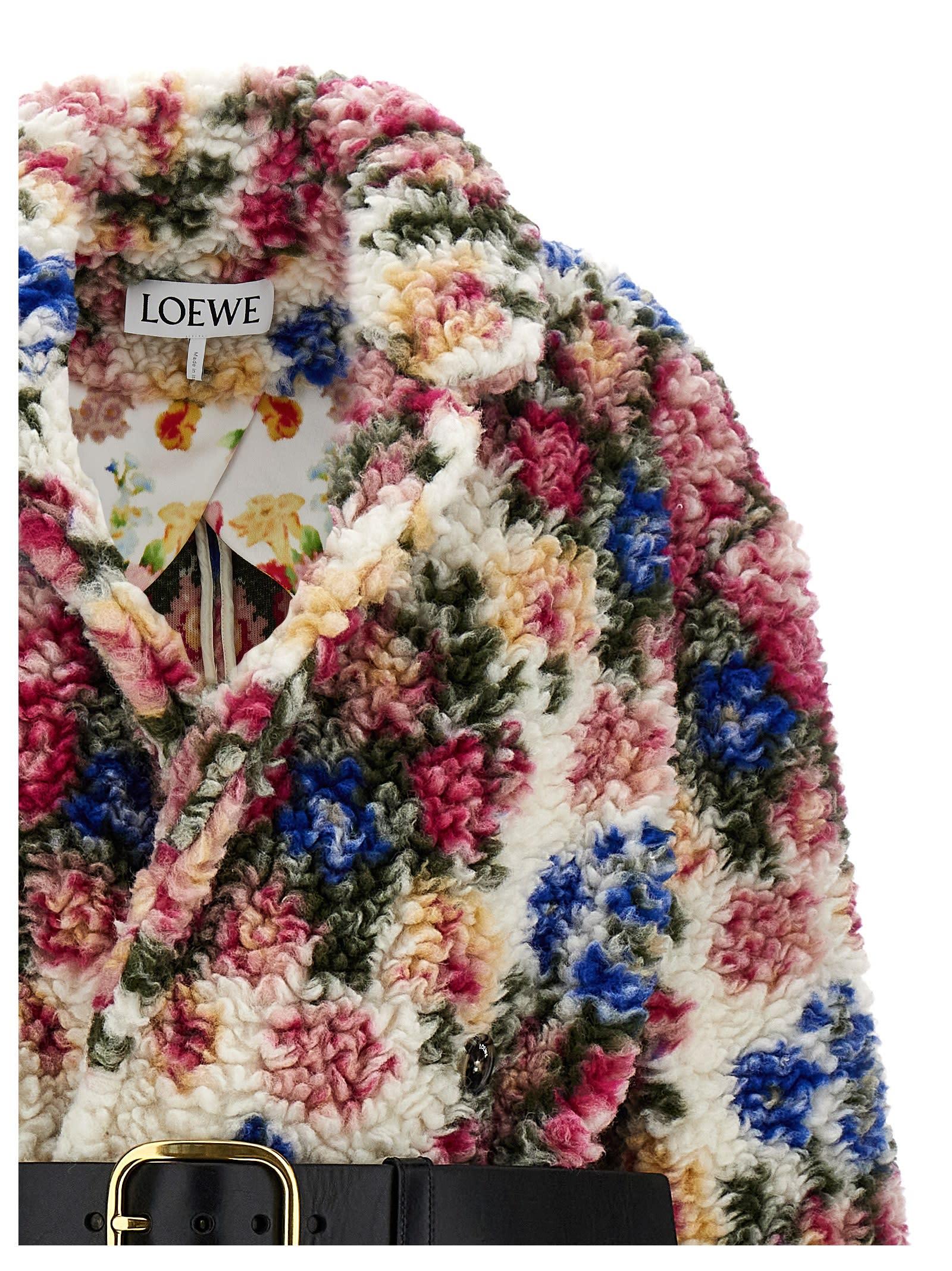 Loewe Jacquard Floral Bouquet Coat | Lyst