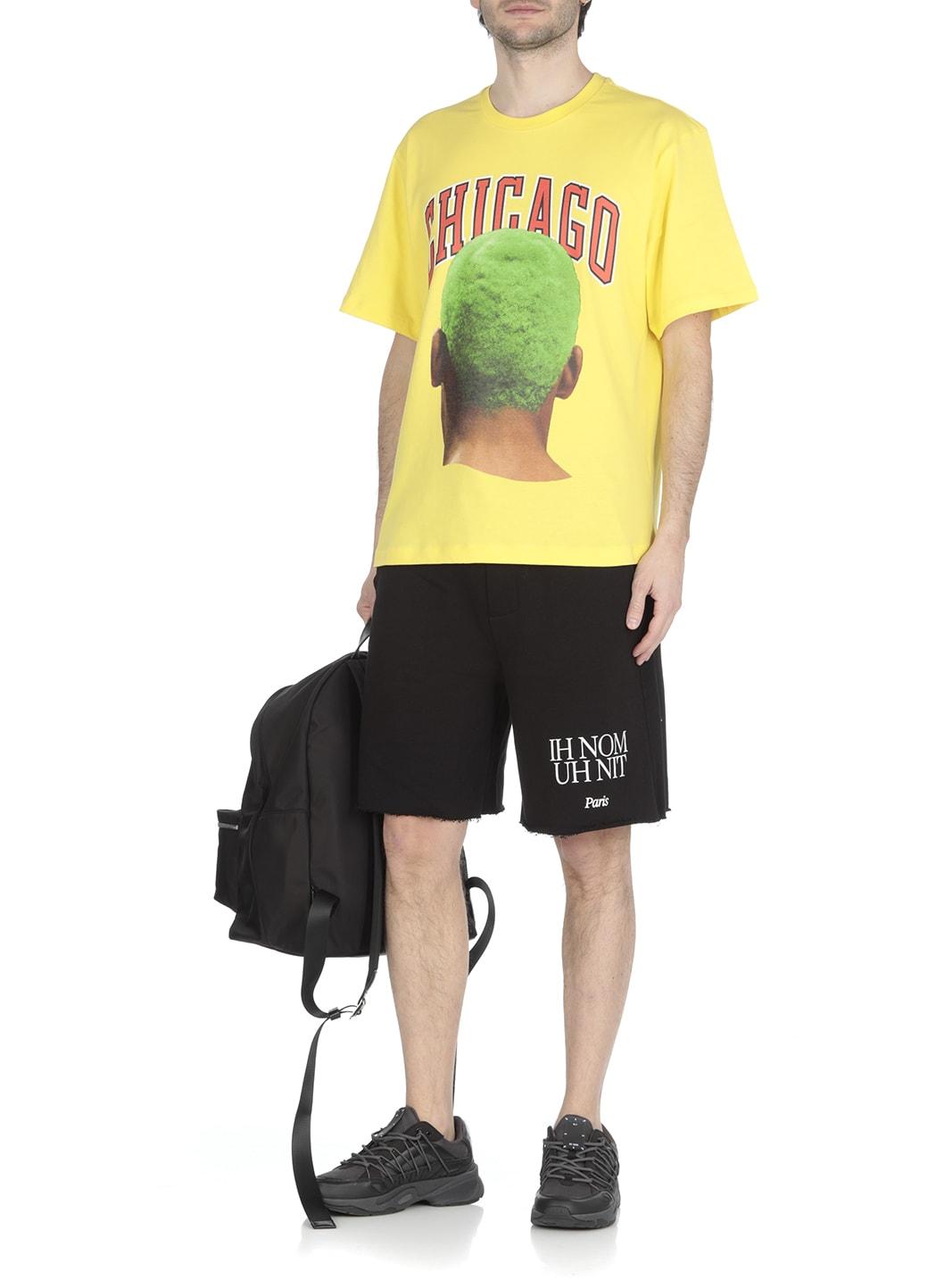 ih nom uh nit Cotton Chicago Green T-shirt in Canary Yellow 