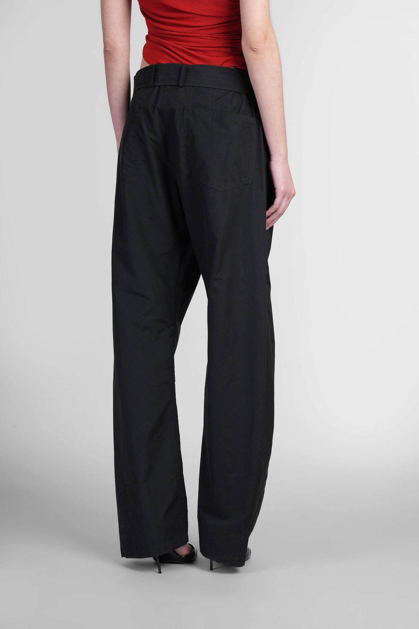 パンツ MAGDA BUTRYM Women Straight Pants 208724BLACK black Magda Butrym Straight-leg pants for Women | Online Sale up
