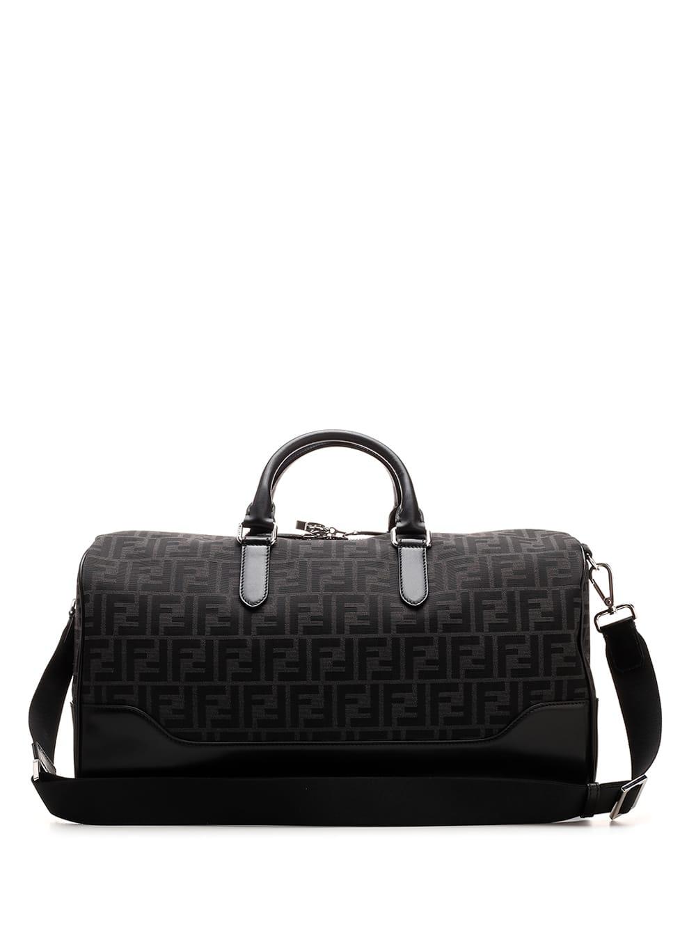Fendi Travel Bag With All Over Ff Monogram in Black for Men Lyst UK