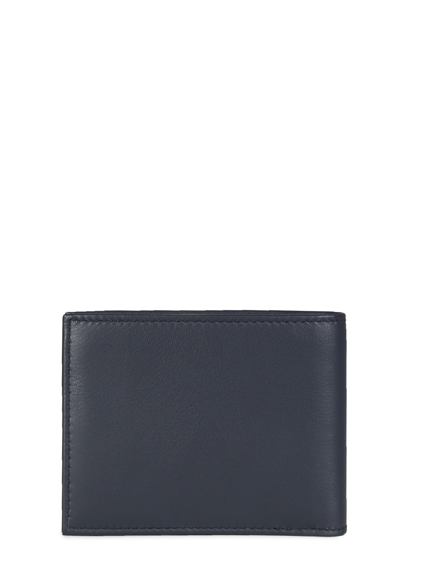 BOSS by HUGO BOSS Leather Wallet in Blue for Men | Lyst