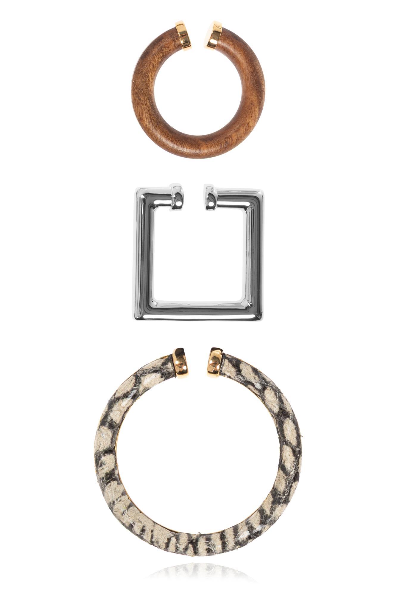 ピアス JACQUEMUS Set of three 'Les Bijoux D'Oreille' earcuffs Jacquemus Set Of Three 'Les Bijoux D'oreille' Earcuffs