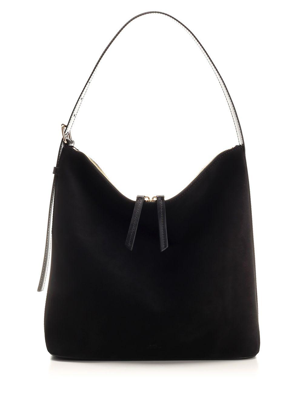 ショルダーバッグ・ポシェット A.P.C. Vera Bag In Black Leather black sac vera shoulder bag a.p.c. - women - A.P.C.