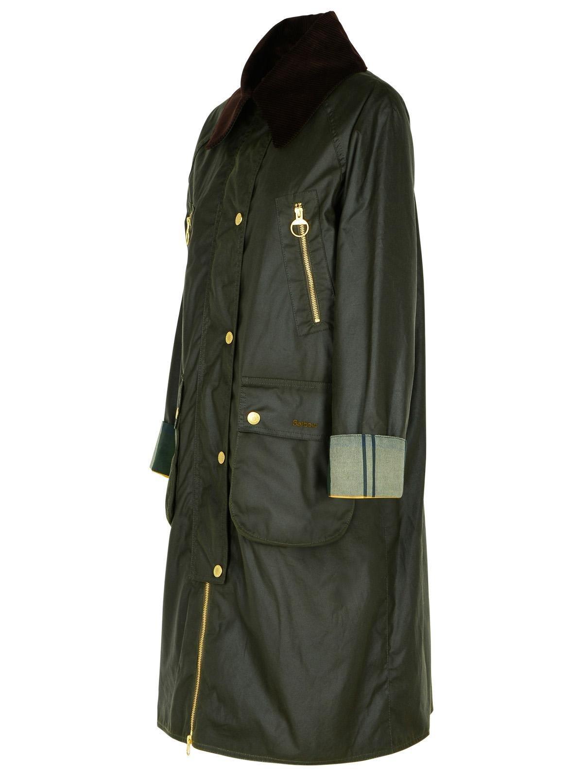 Barbour Ebberston Waxed Jacket in Green Lyst UK