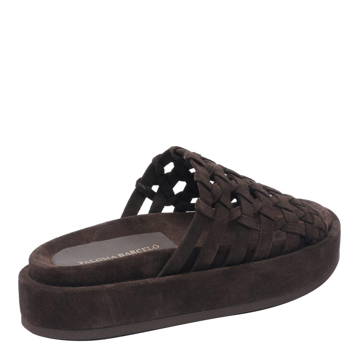 Paloma Barceló Sandals in Black | Lyst