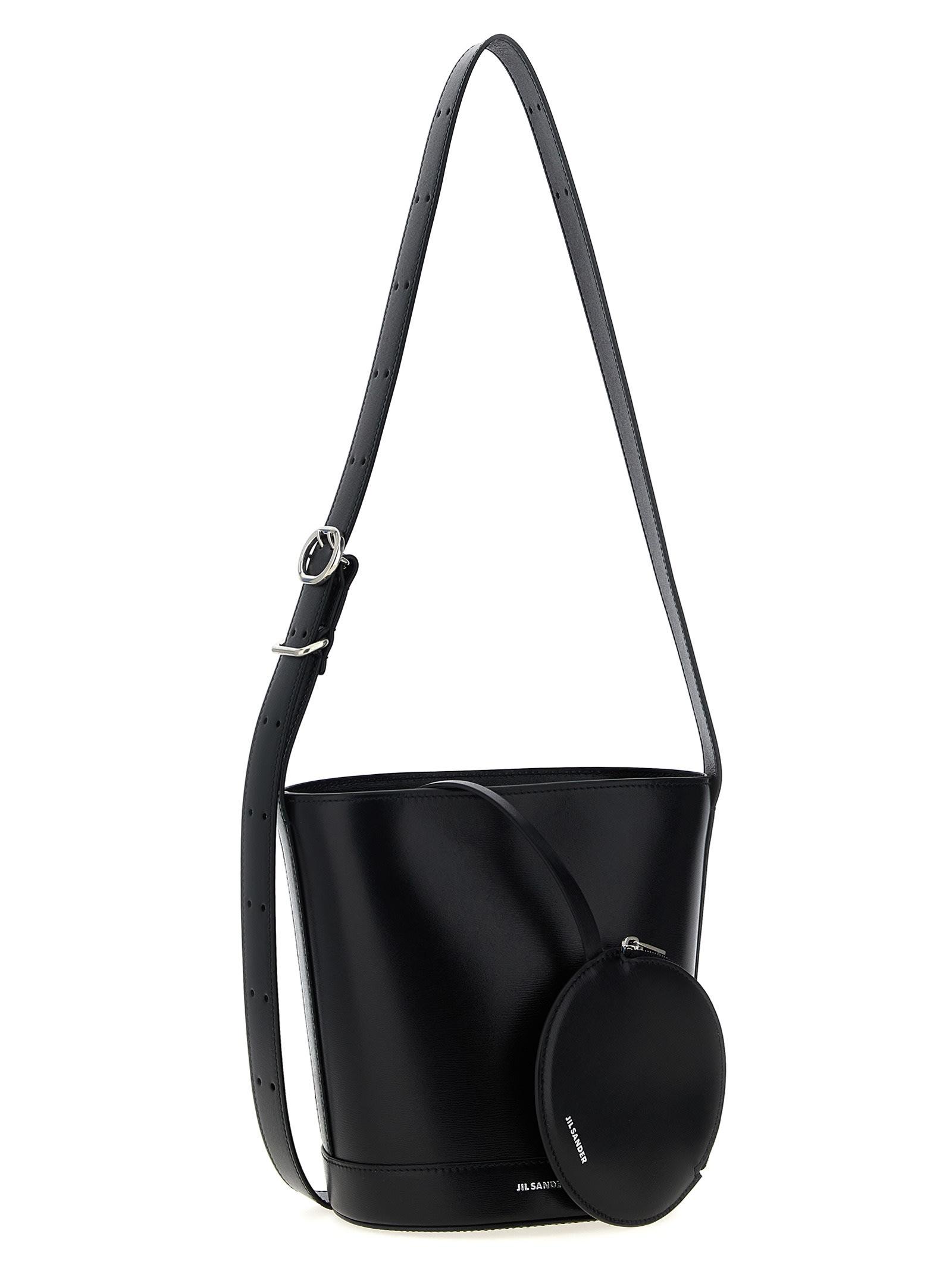 ショルダーバッグ・ポシェット JIL SANDER Cannolo Bucket' shoulder bag ☆送料関税込☆Jil sander ロゴ カンノーロ ショルダーバッグ