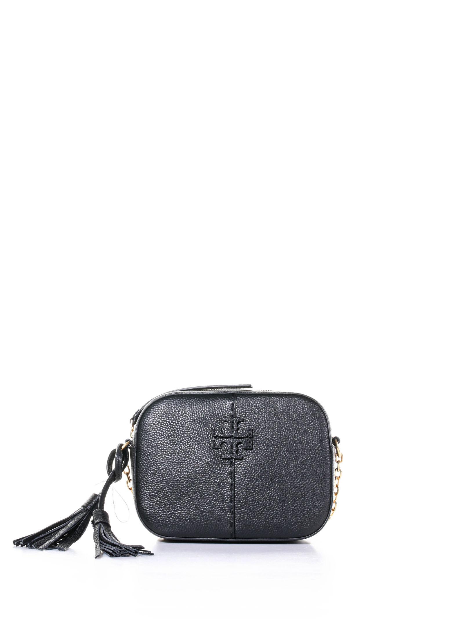 Tory Burch Camera Bag Mcgraw With Shoulder Strap in Black | Lyst