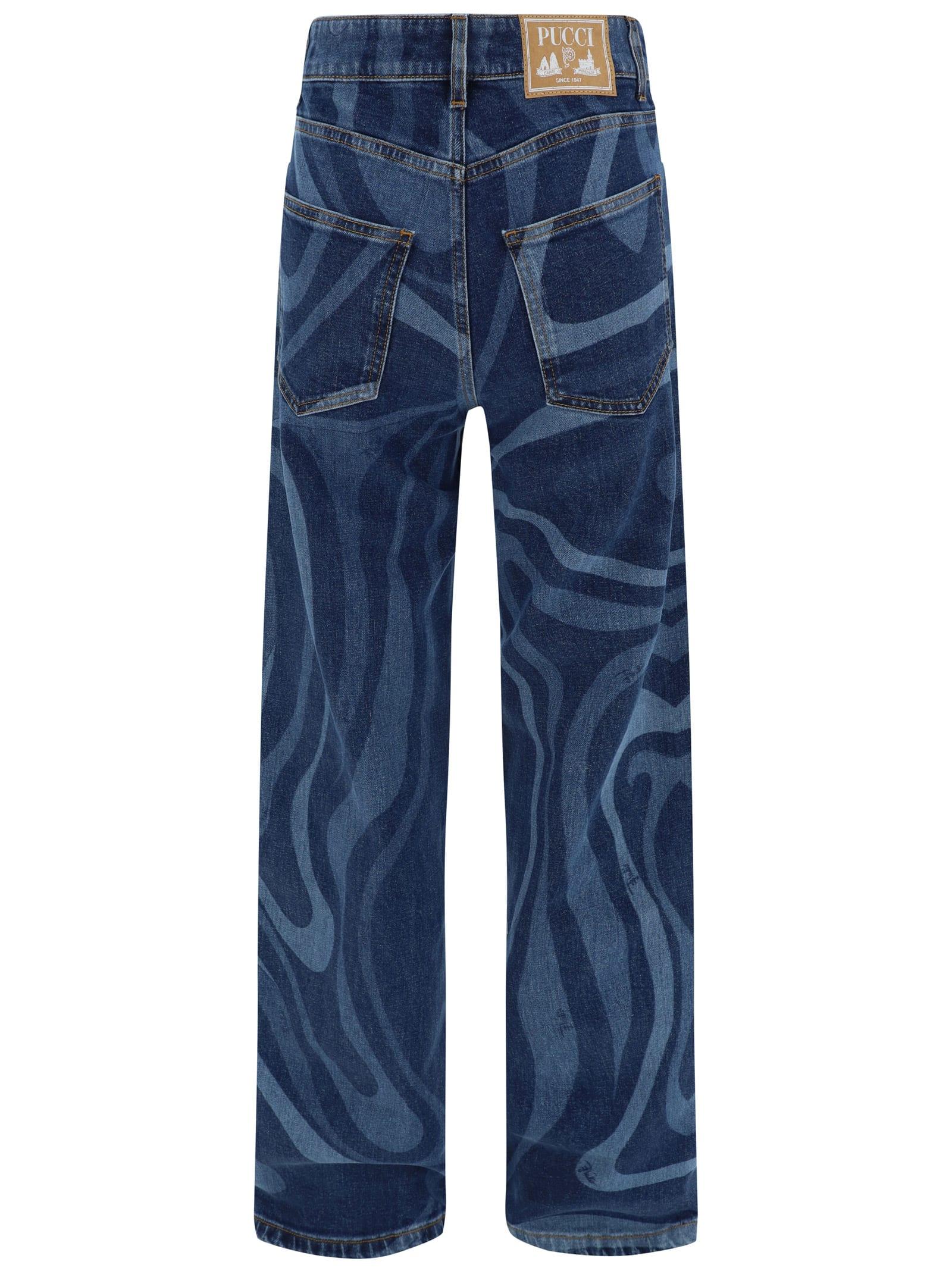 Emilio Pucci Jeans in Blue | Lyst