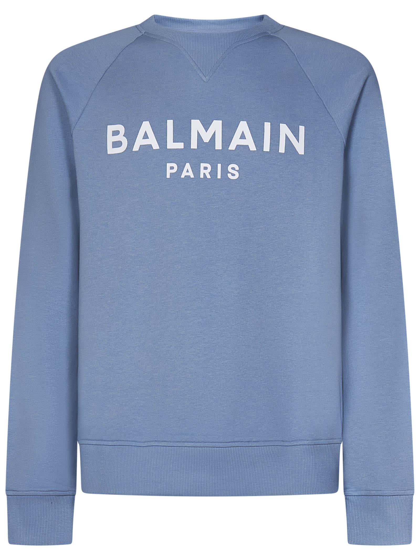 Sweatshirt BALMAIN Men color Blue