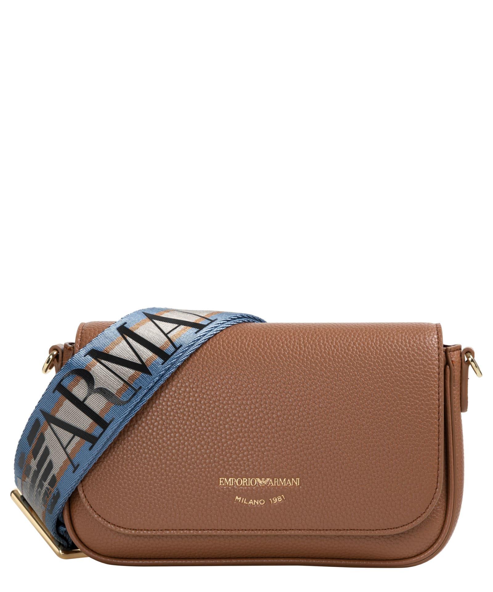 Emporio Armani Crossbody Bag in Brown Lyst
