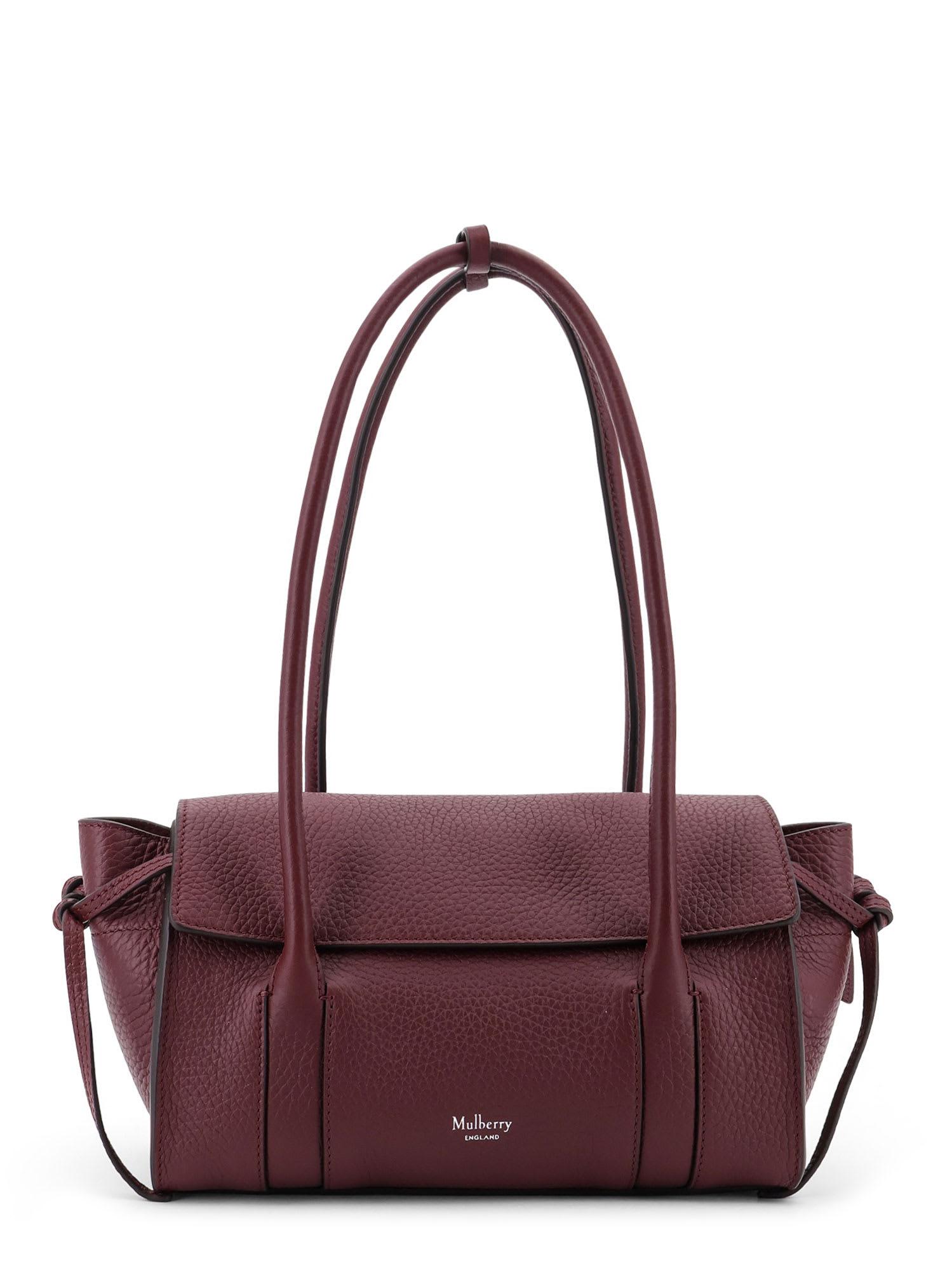ショルダーバッグ・ポシェット Mulberry Leathershoulder Bag With Logo Mulberry Leathershoulder Bag With Logo in Purple | Lyst UK