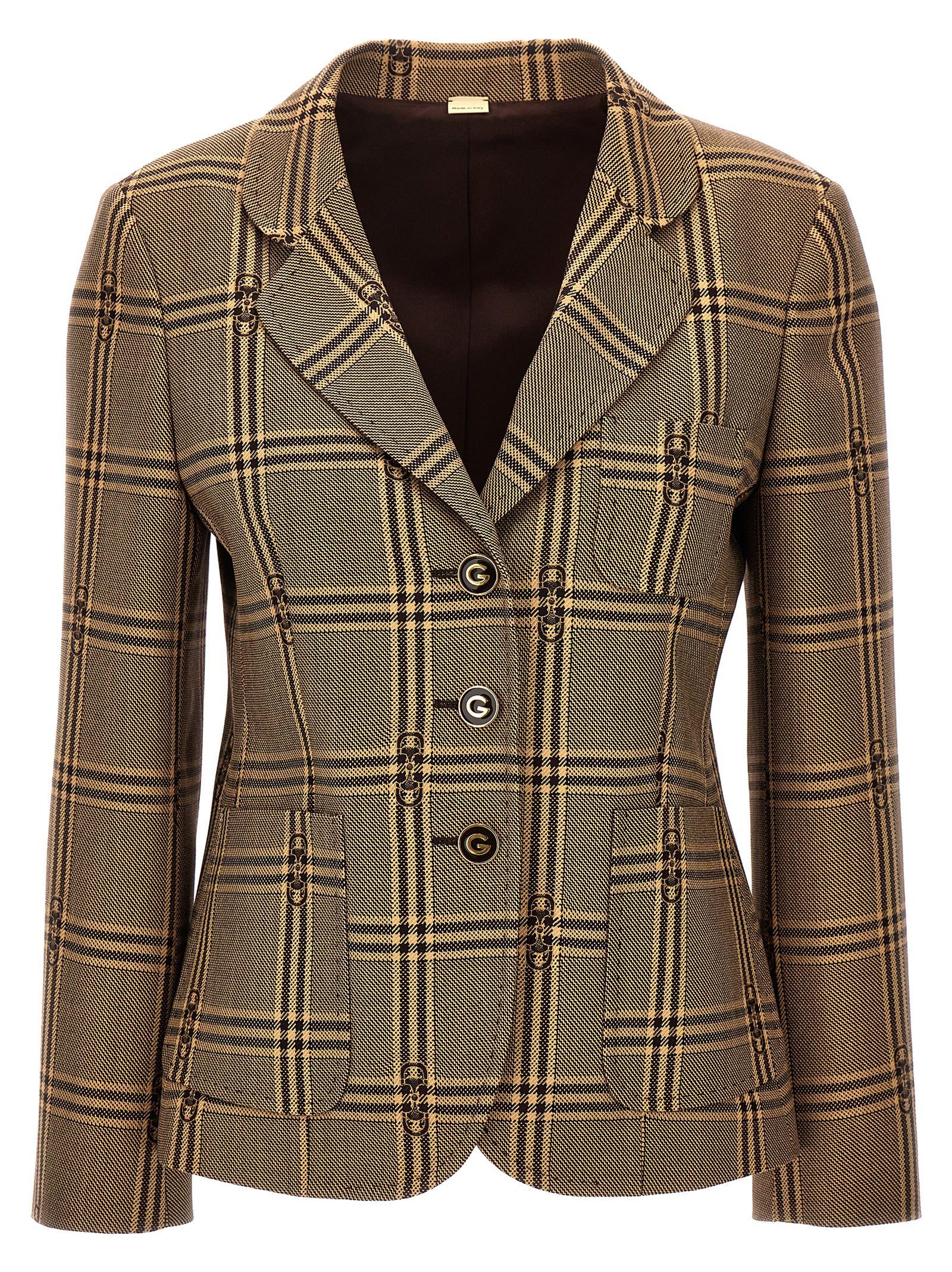 【関税込み】gucci 'Morsetto' blazer gucci-multicolor-Morsetto-