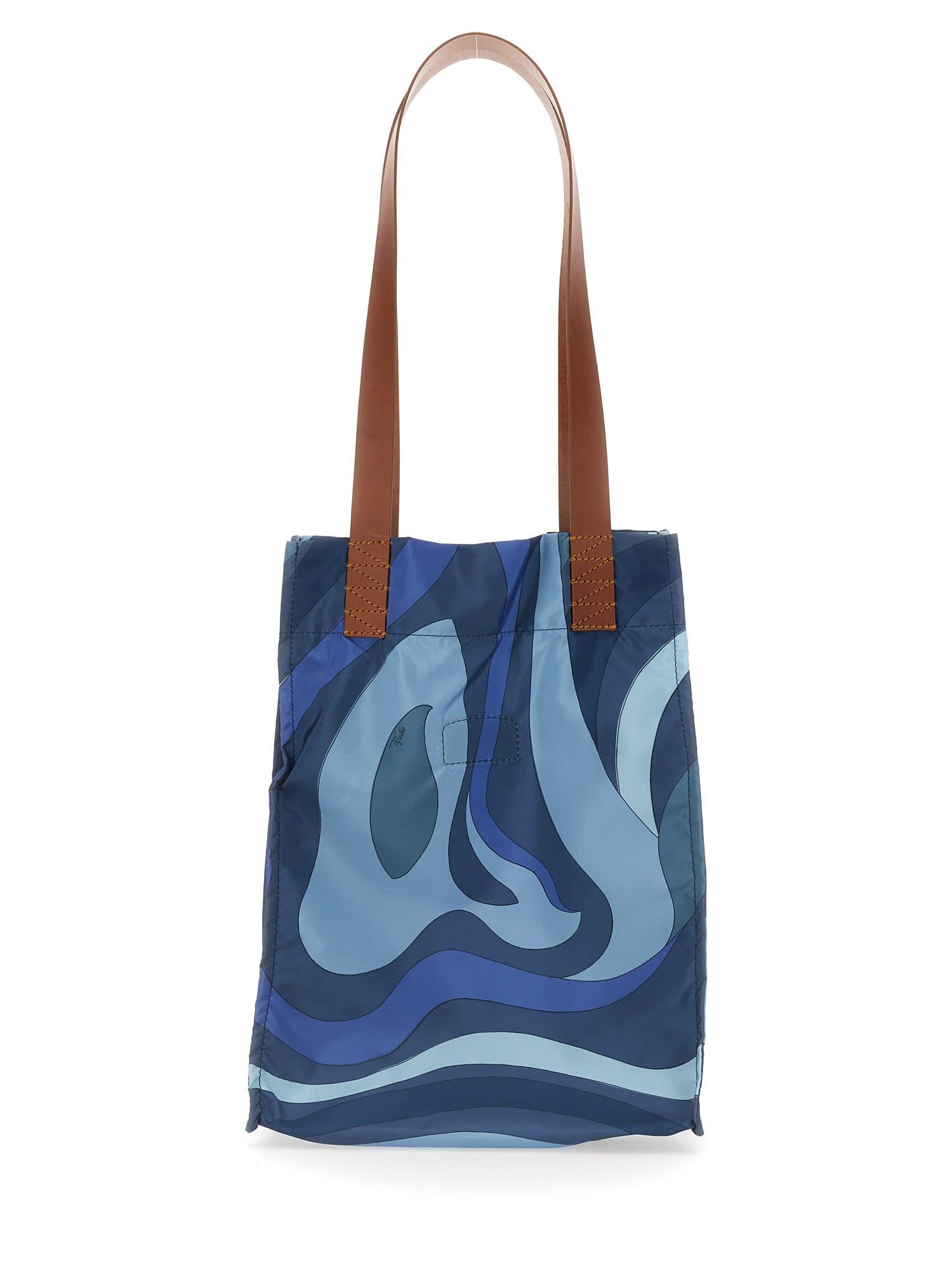 Emilio Pucci Beach Bag in Blue