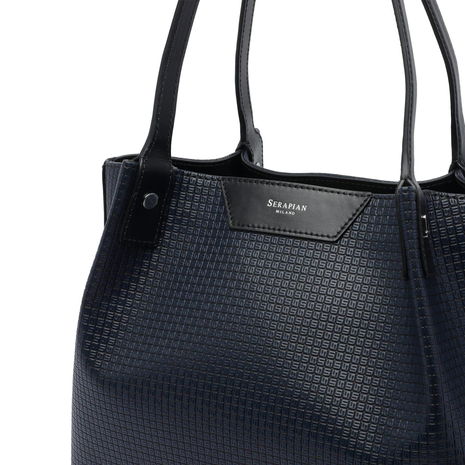 ショルダーバッグ SERAPIAN Men Shoulder Bags SRSTSMLL713733J CG2 Black Serapian Bags for Men | Online Sale up to 75% off | Lyst
