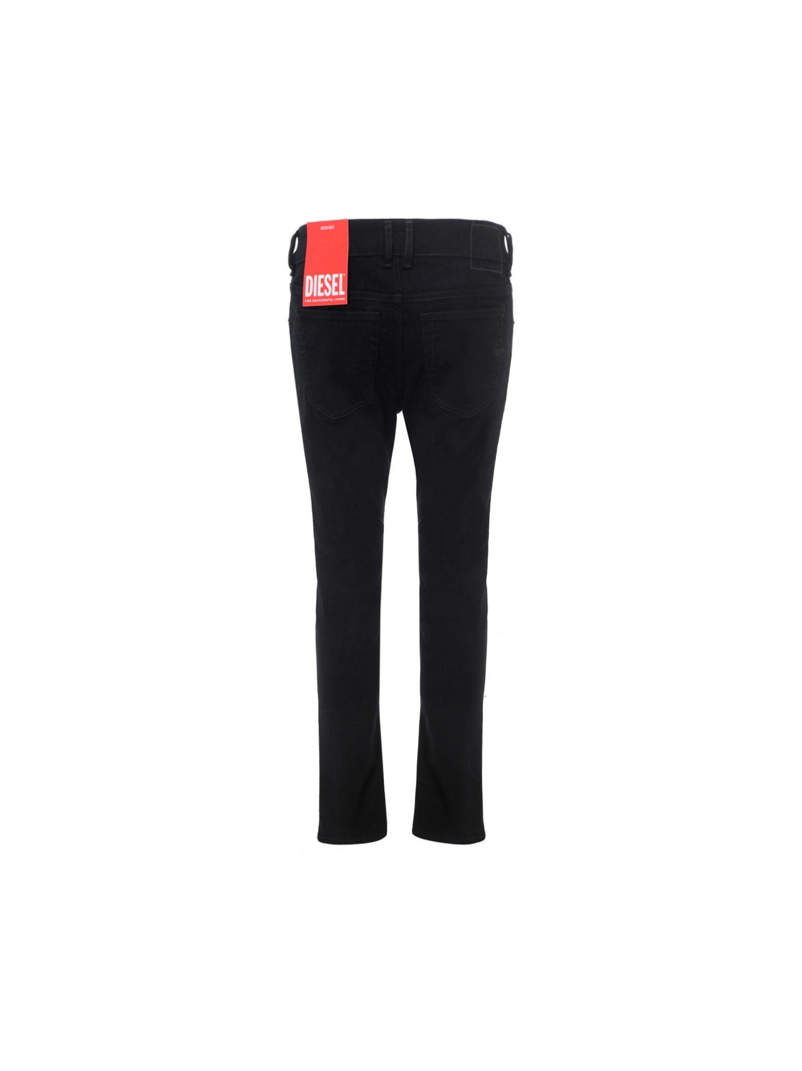 DIESEL Denim Sleenker Jeans in Black 