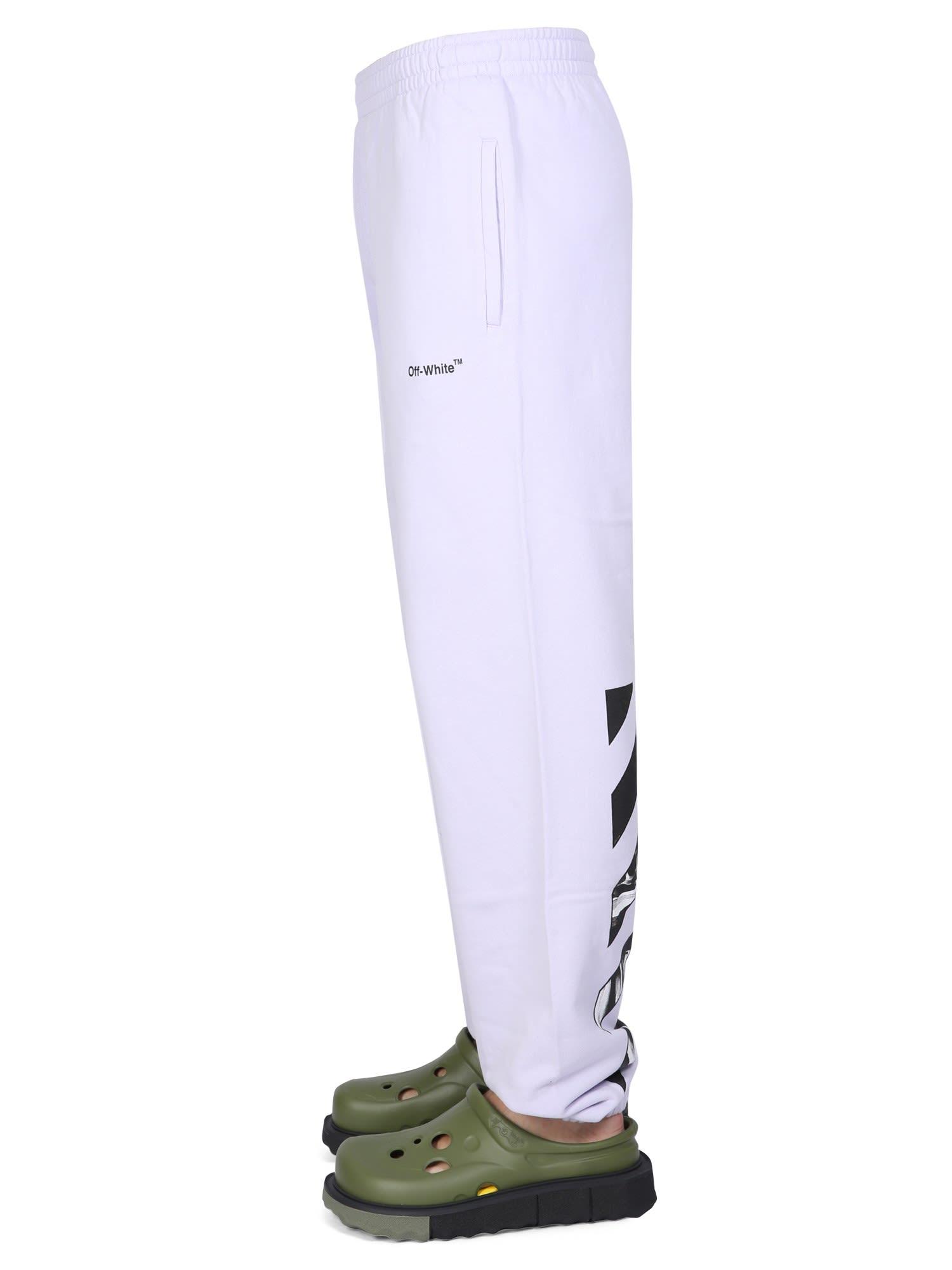 Off-White C/O Virgil Abloh Side Stripe Wide Leg Track Pants - Mint -  SHOPEVERGREENE