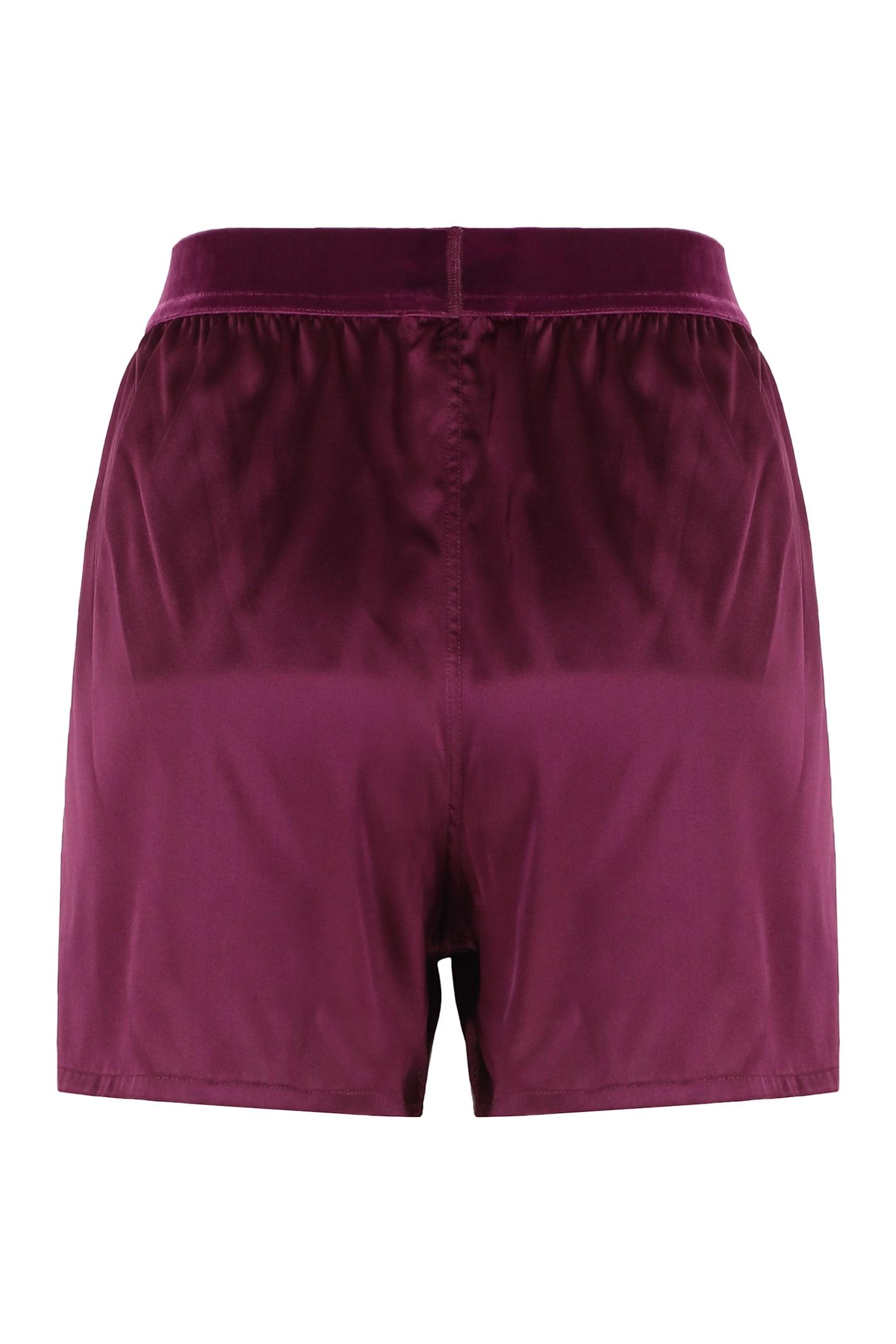 ショートパンツ [TOM FORD] Shorts In Raso STRETCH SILK SATIN BOXER SHORTS | Tom Ford Fashion