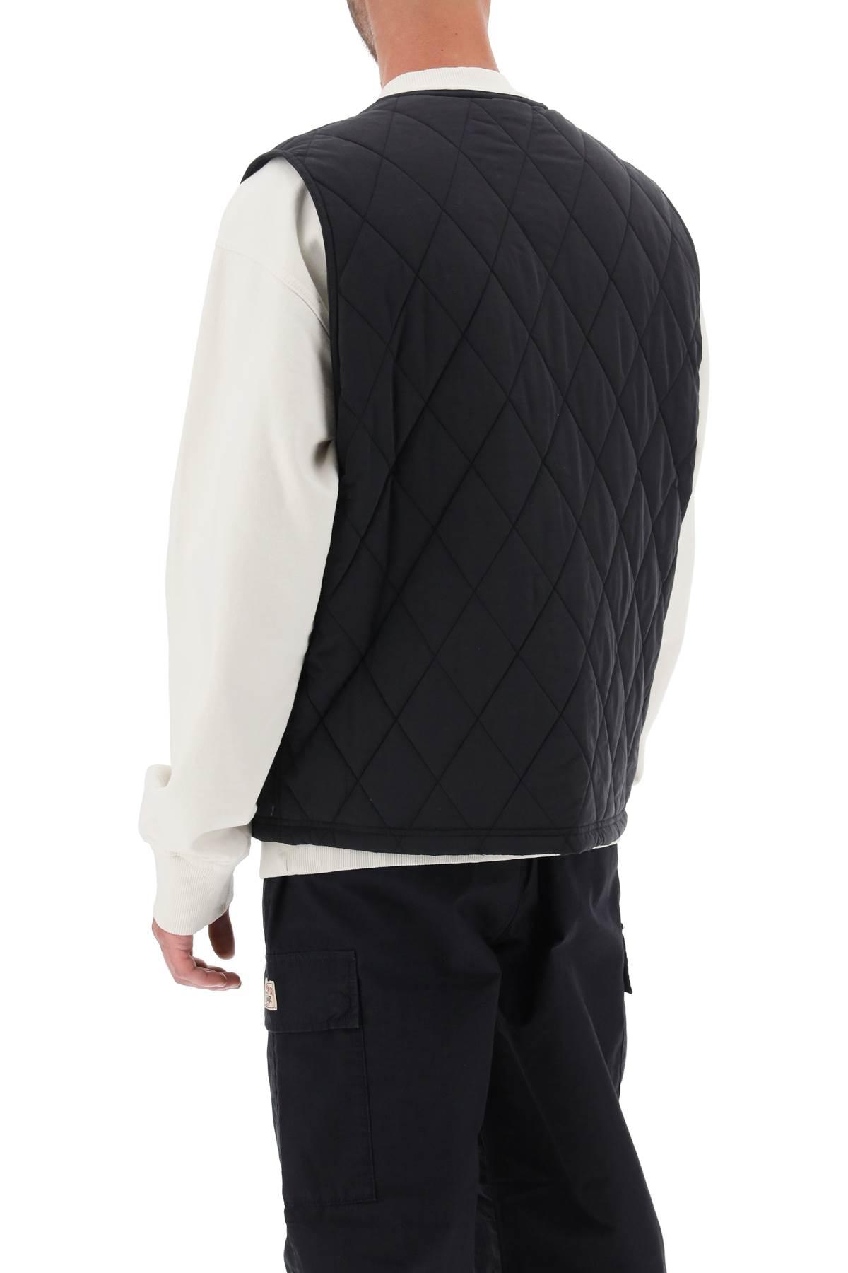 Stussy Diamond Quilted Vest in Black for Men | Lyst