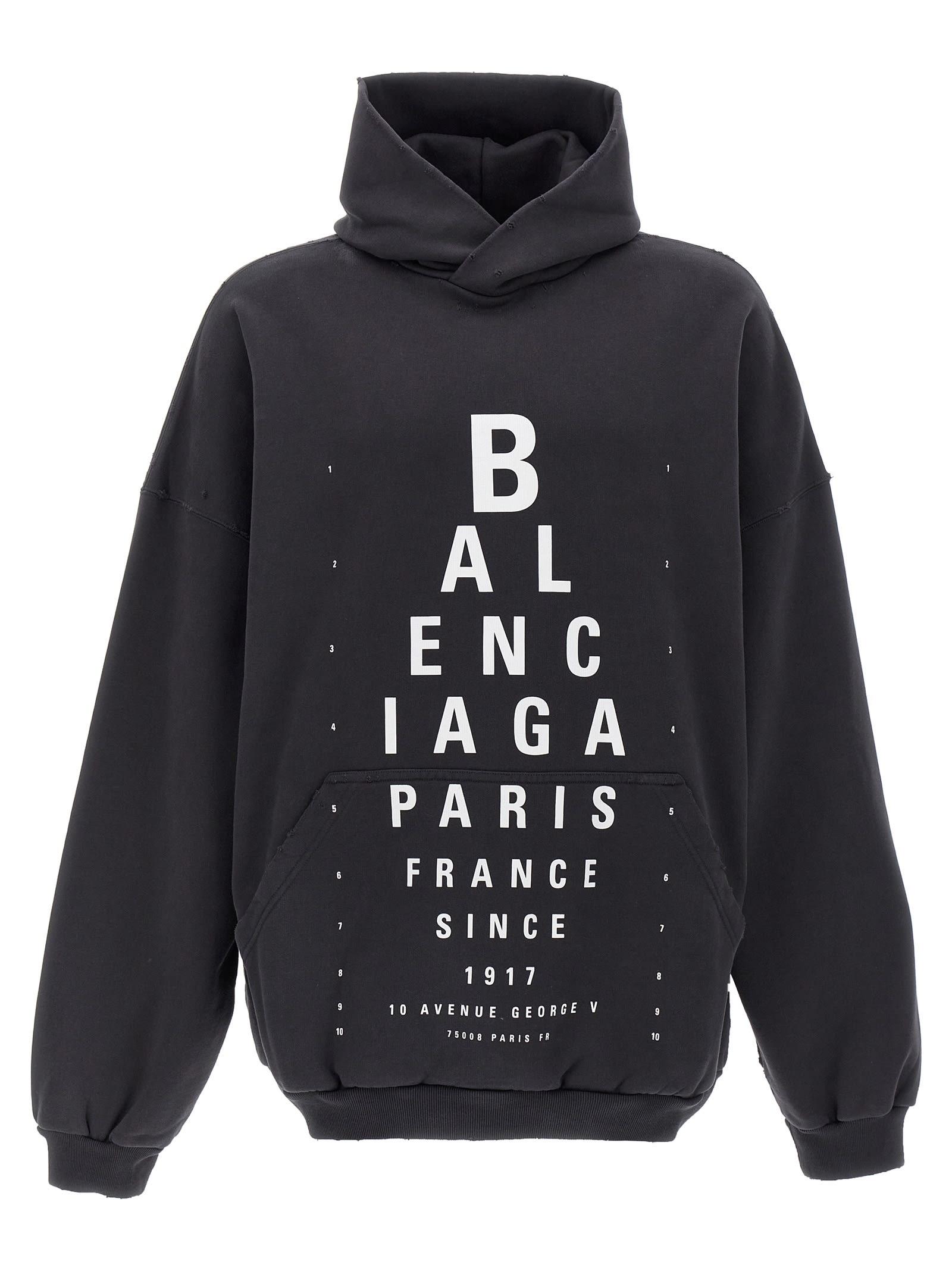 女性も【BALENCIAGA】ショルダー ロゴ スウェット フーディー 黒 女性も【BALENCIAGA】ショルダー ロゴ スウェット フーディー 黒