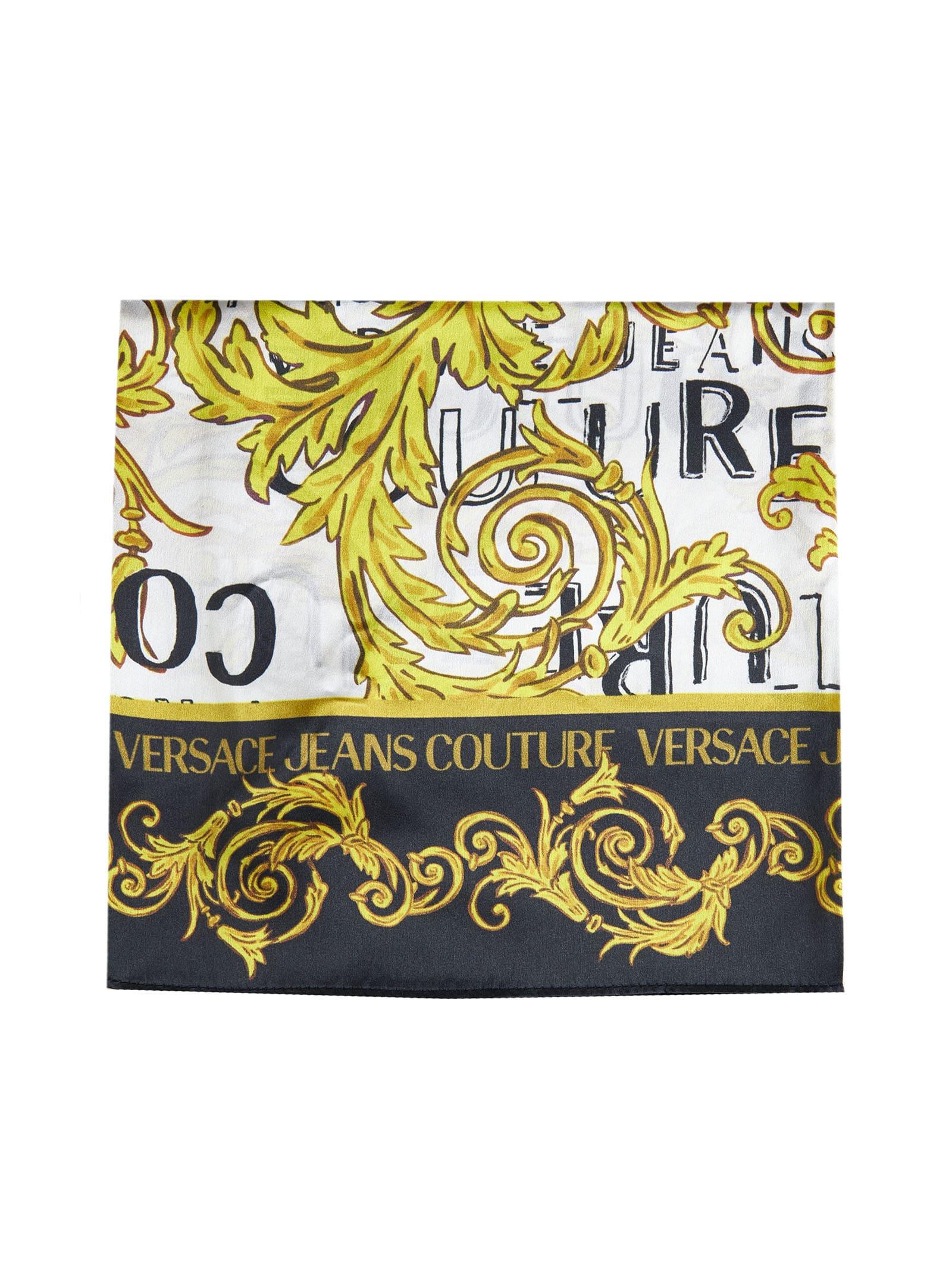Versace Jeans Couture Scarf in Metallic | Lyst