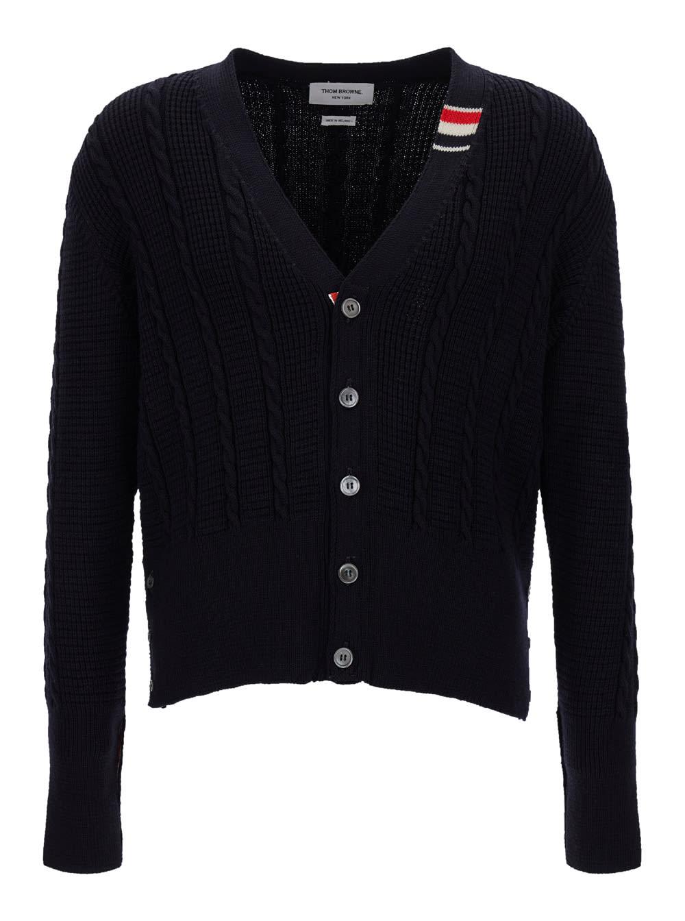 Thom browne hotsell merino cardigan