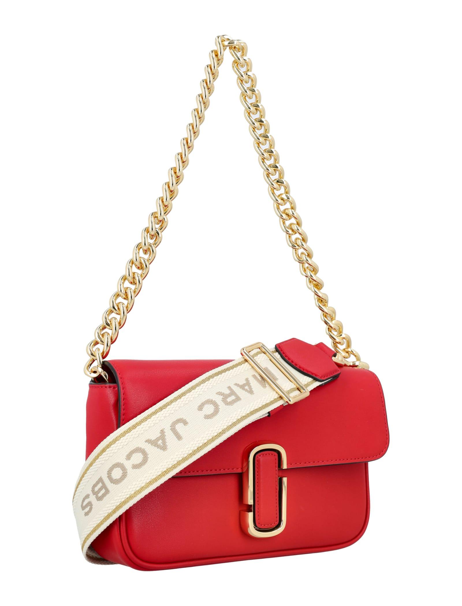 Marc Jacobs J Leather Bag in Red |