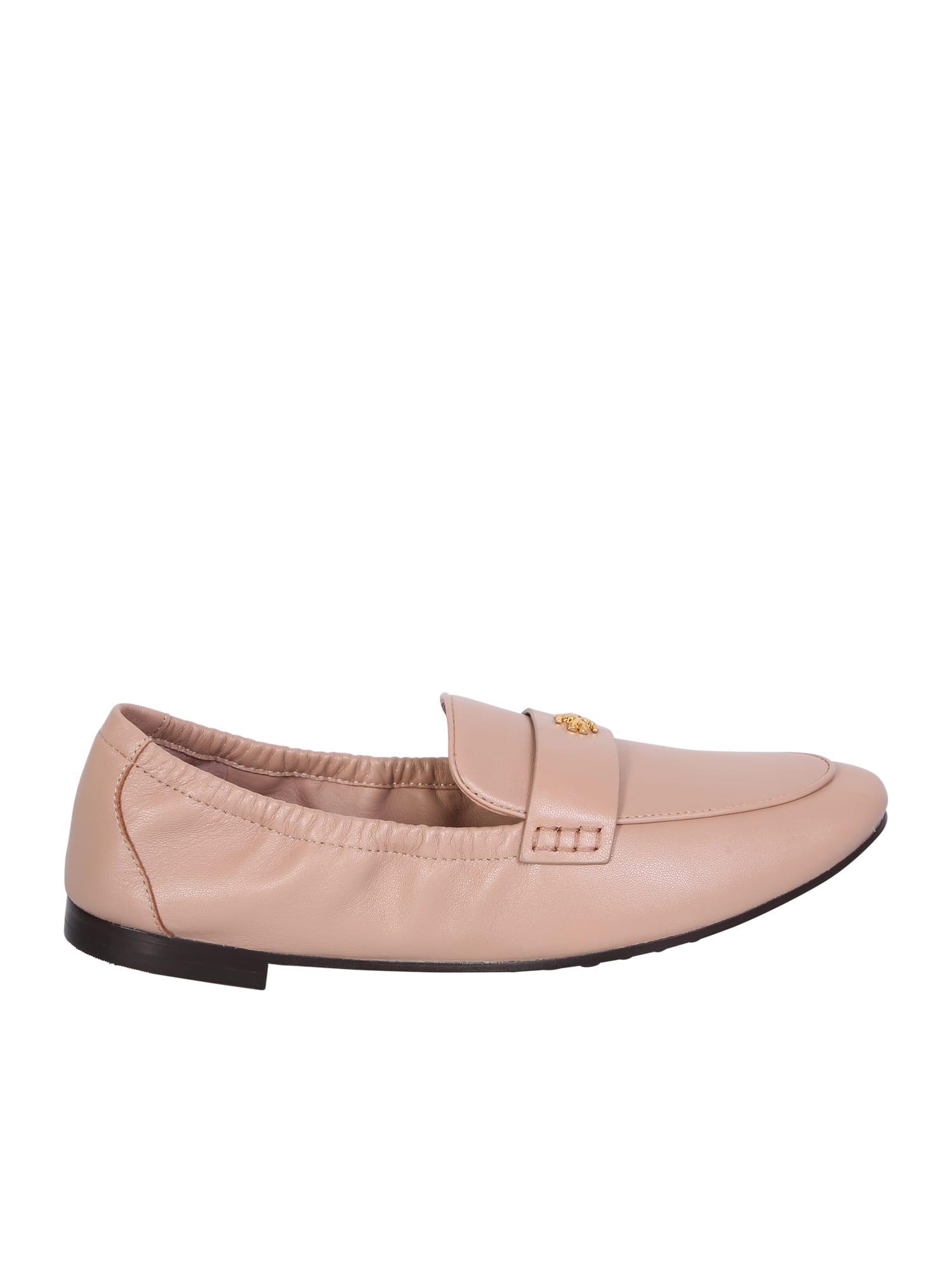 Tory Burch Loafers, Minimalist Blush-pink Design Embellished With Gold ...