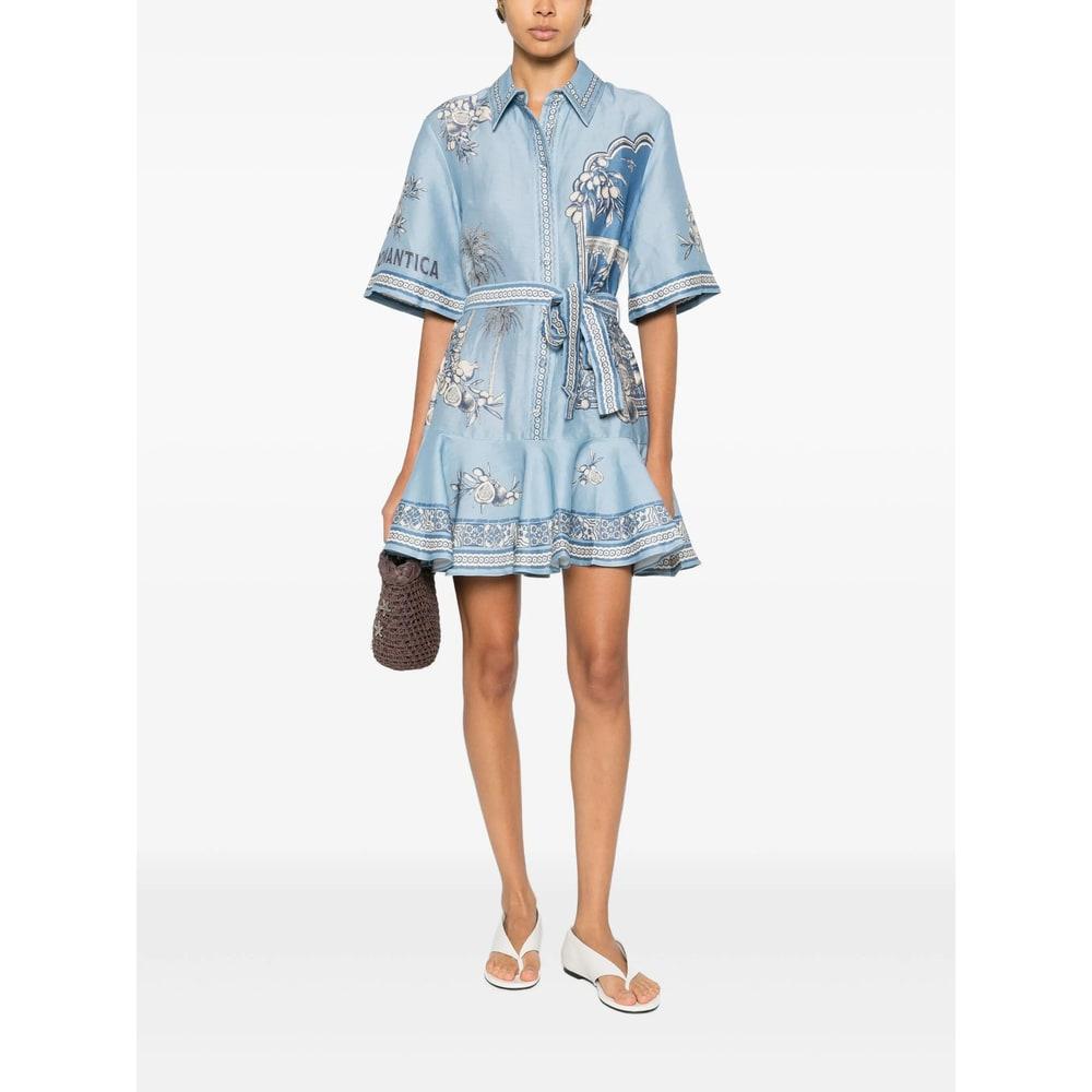 alemais blue dress Blue Cassie Pool Midi Dress main image 0