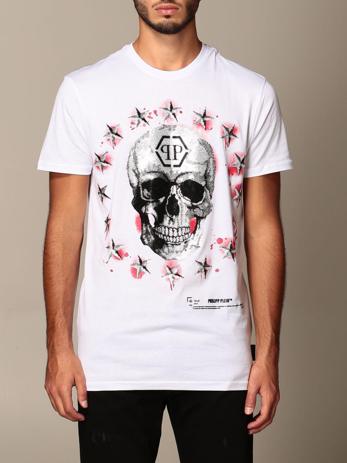 philipp plein white t shirt