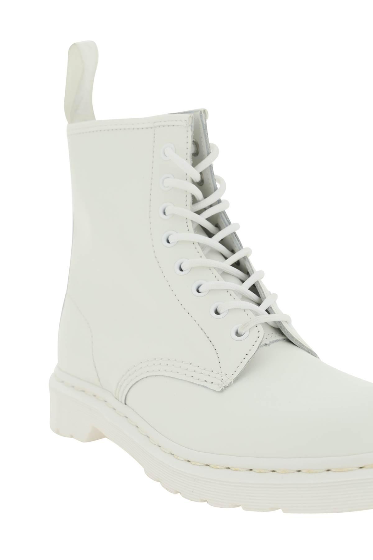 Dr. Martens Dr.martens 1460 Mono Smooth Lace-up Combat Boots in White | Lyst