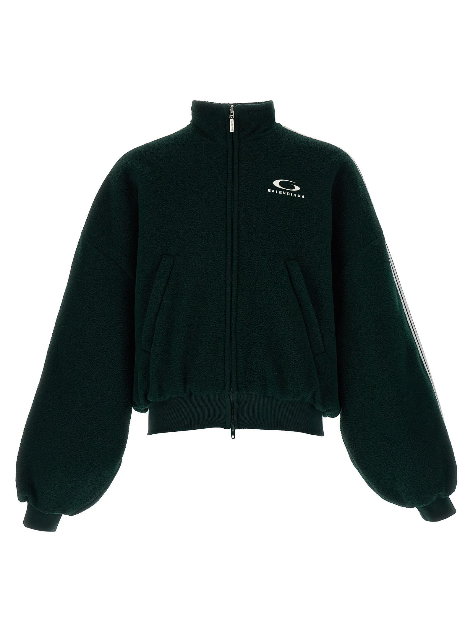 ジャケットその他 LOOP SPORTS ICON ZIP JACKET Balenciaga Loop Sports Icon Round Zip-Up Jacket in Green | Lyst