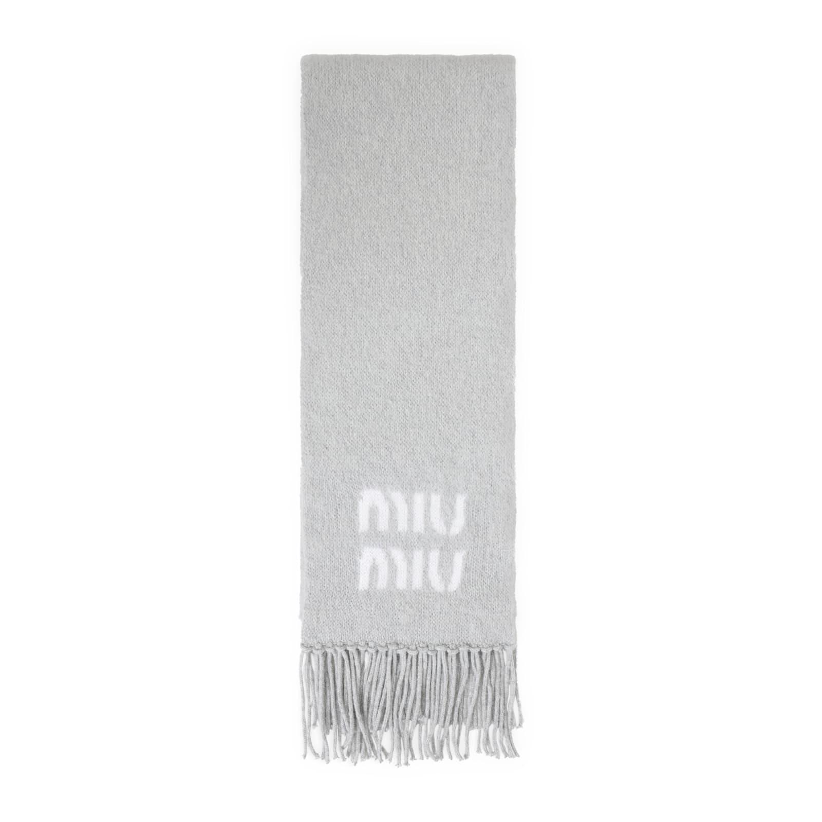MIU MIU ニット マフラー イタリア製 MIU MIU ニット マフラー イタリア製