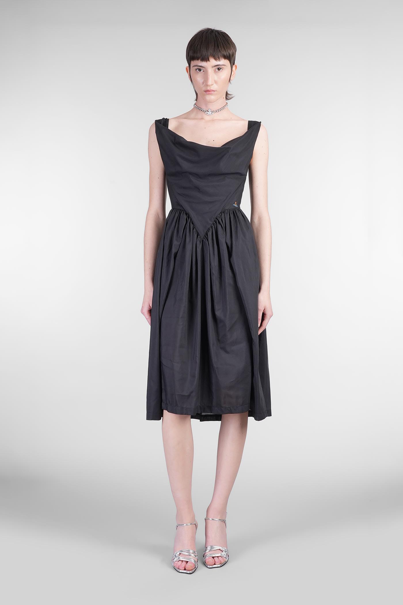vivienne westwood sunday striped cotton dress VIVIENNE WESTWOOD Sunday Print Cotton Poplin Dress Vivienne Westwood