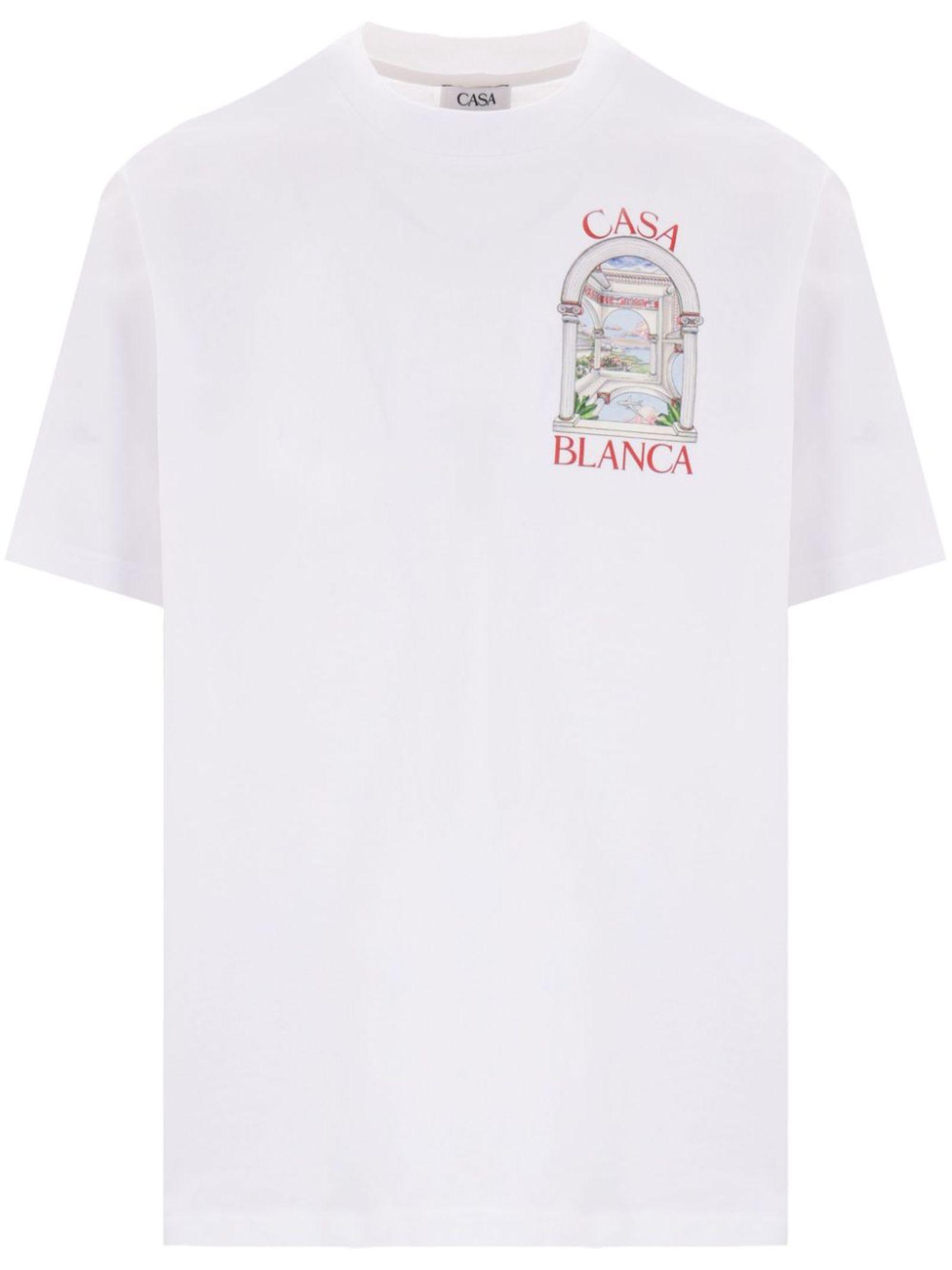 Tシャツ・カットソー Casablanca Casablanca T-shirts and Polos White CASABLANCA T-Shirts And Polos in White for Men | Lyst