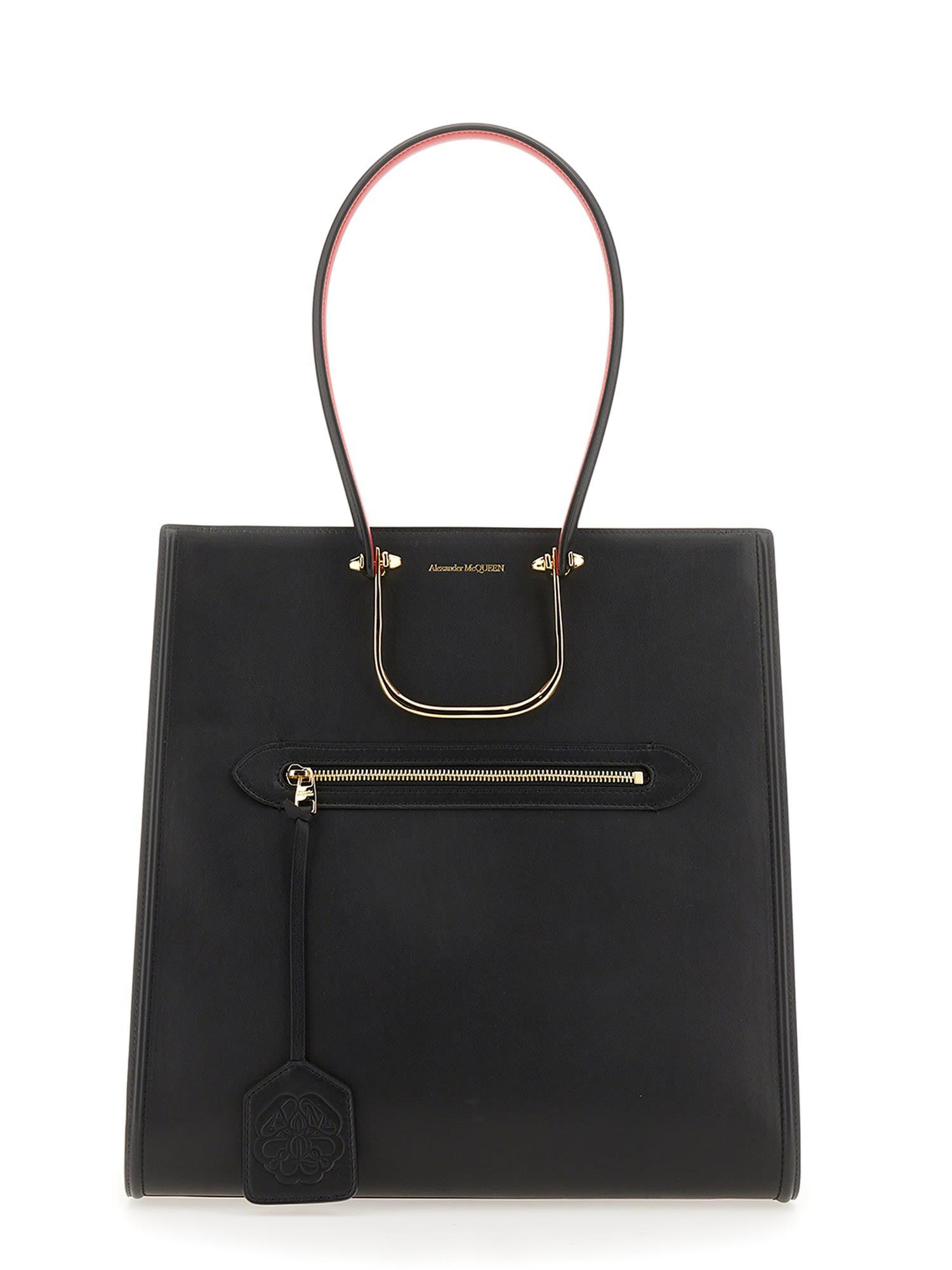 Alexander McQueen "the Tall Story" Bag in Black | Lyst