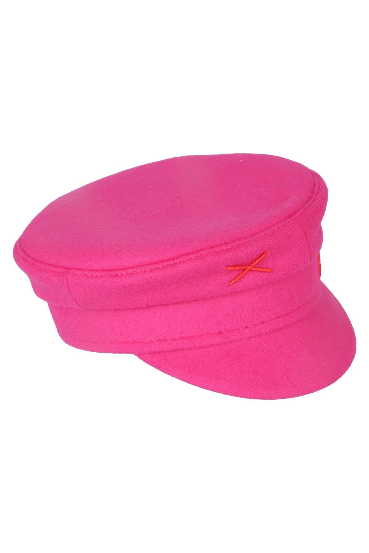 Ruslan Baginskiy Baker Boy Cap in Pink 