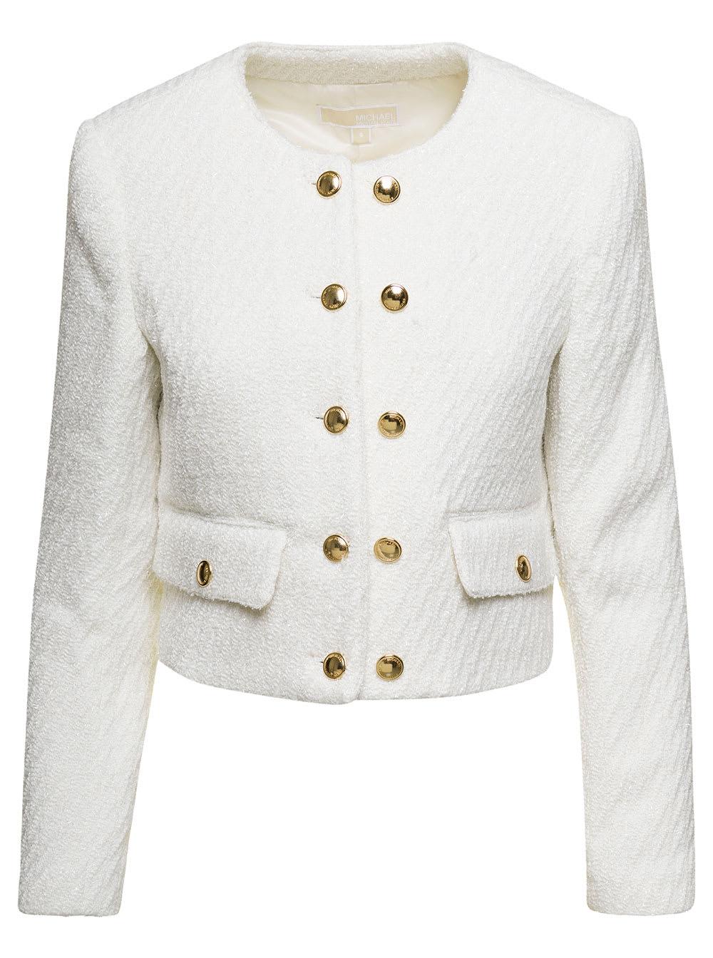 ジャケットその他 HUECLOSET Gold Button No Collar Tweed Jacket SE234 Hucklecote Tweed Waistcoat | eBay