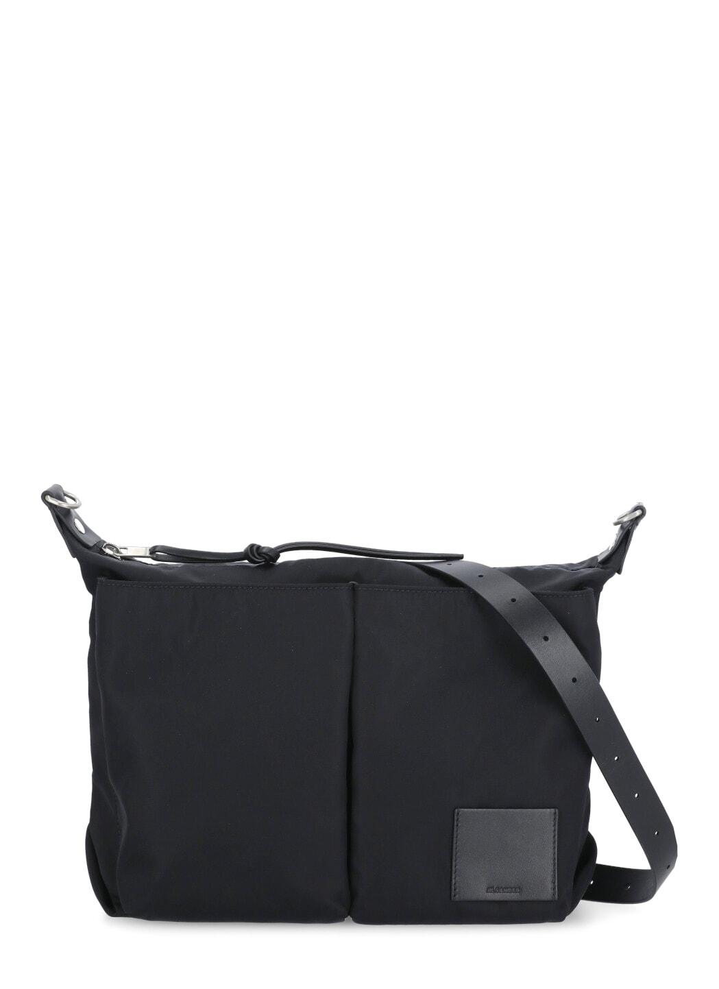 Jil Sander Pilot Shoulder Bag in Black for Men | Lyst