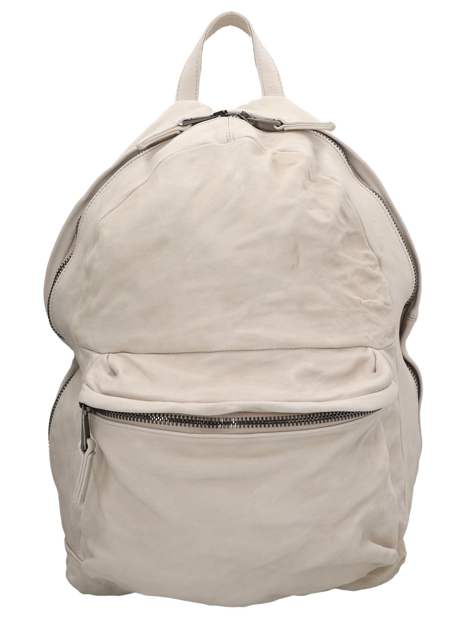 Giorgio Brato Leather Backpack in White for Men | Lyst