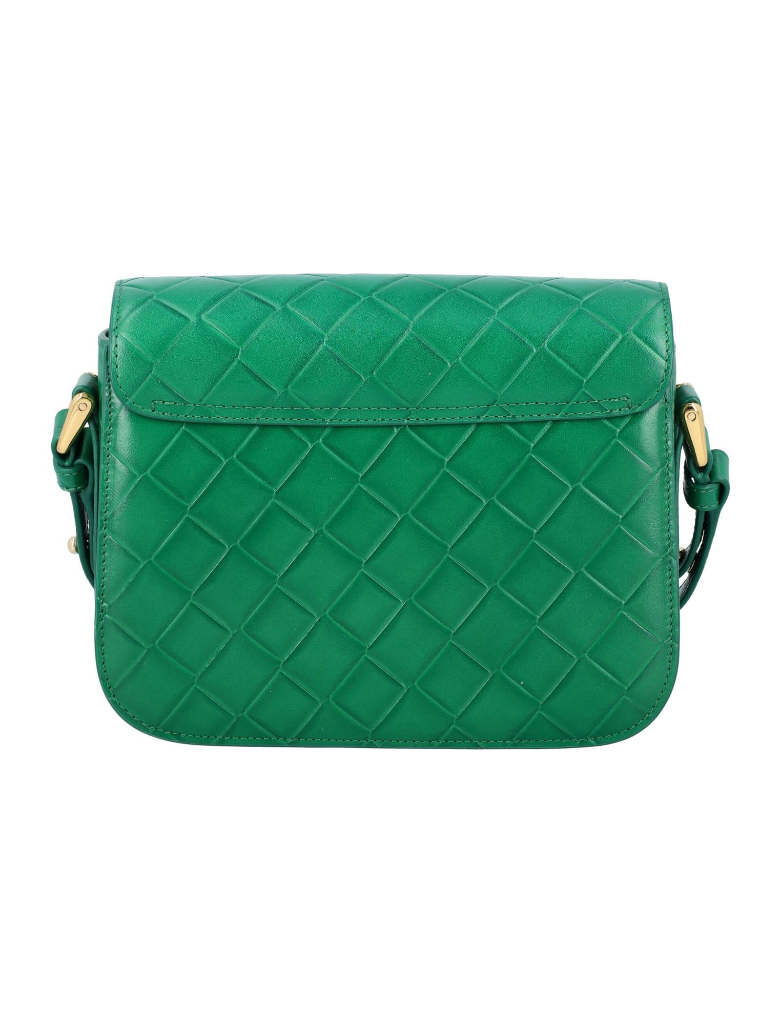 A.P.C. Leather Grace Small Bag in Green | Lyst