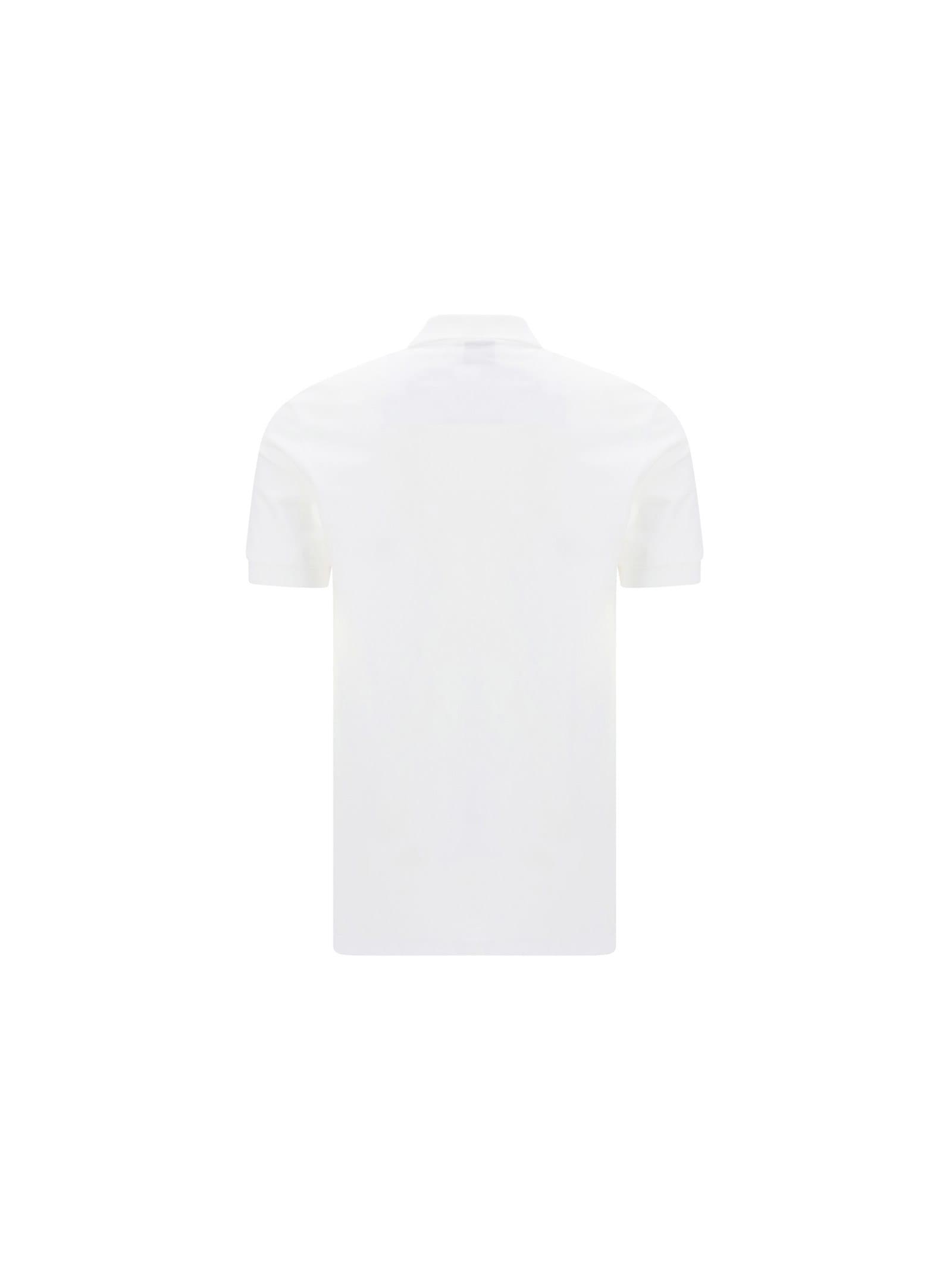 Paul Smith Cotton Polo Shirt in White 
