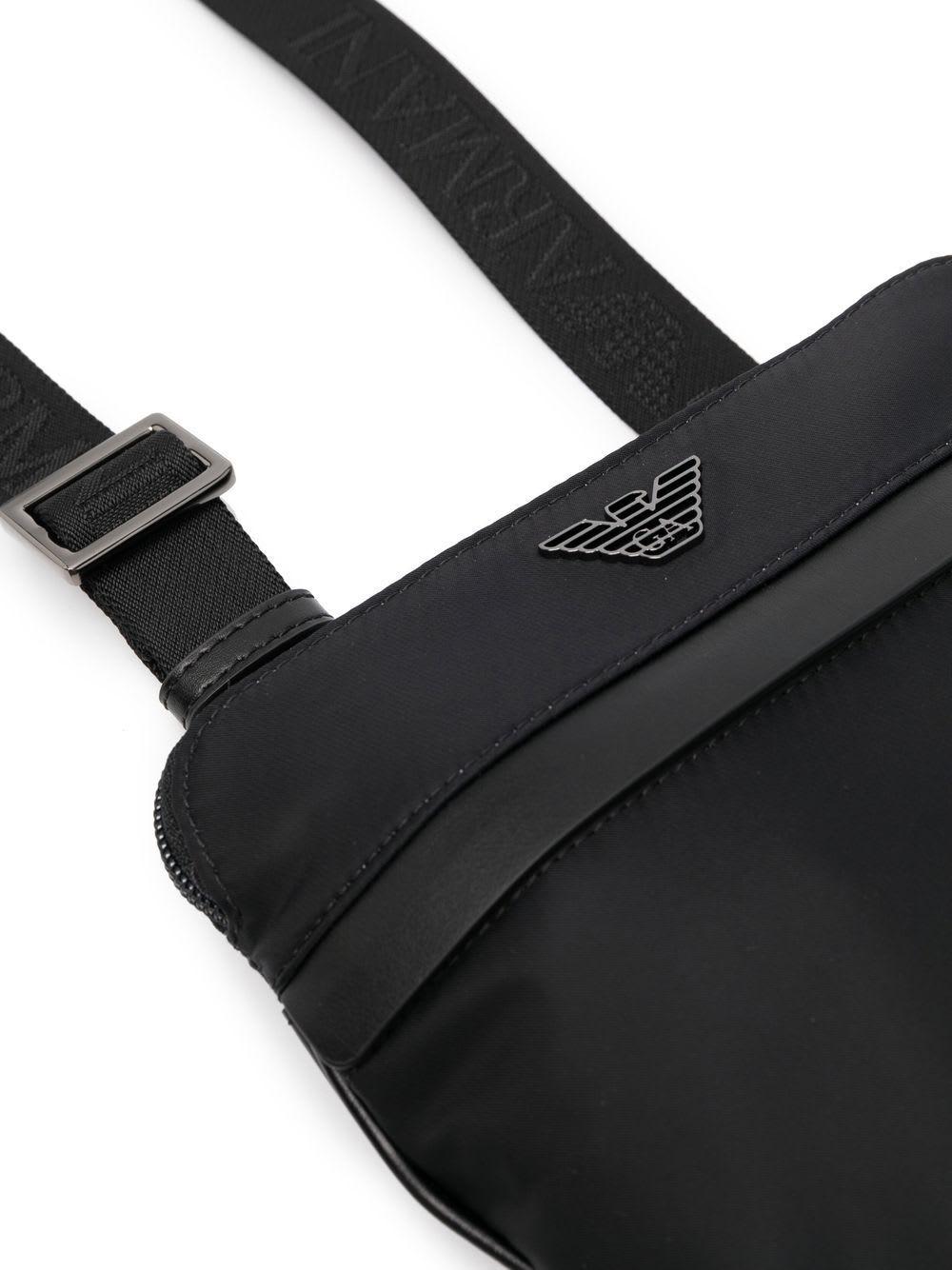 Emporio Armani Shoulder Bag in Black for Men Lyst